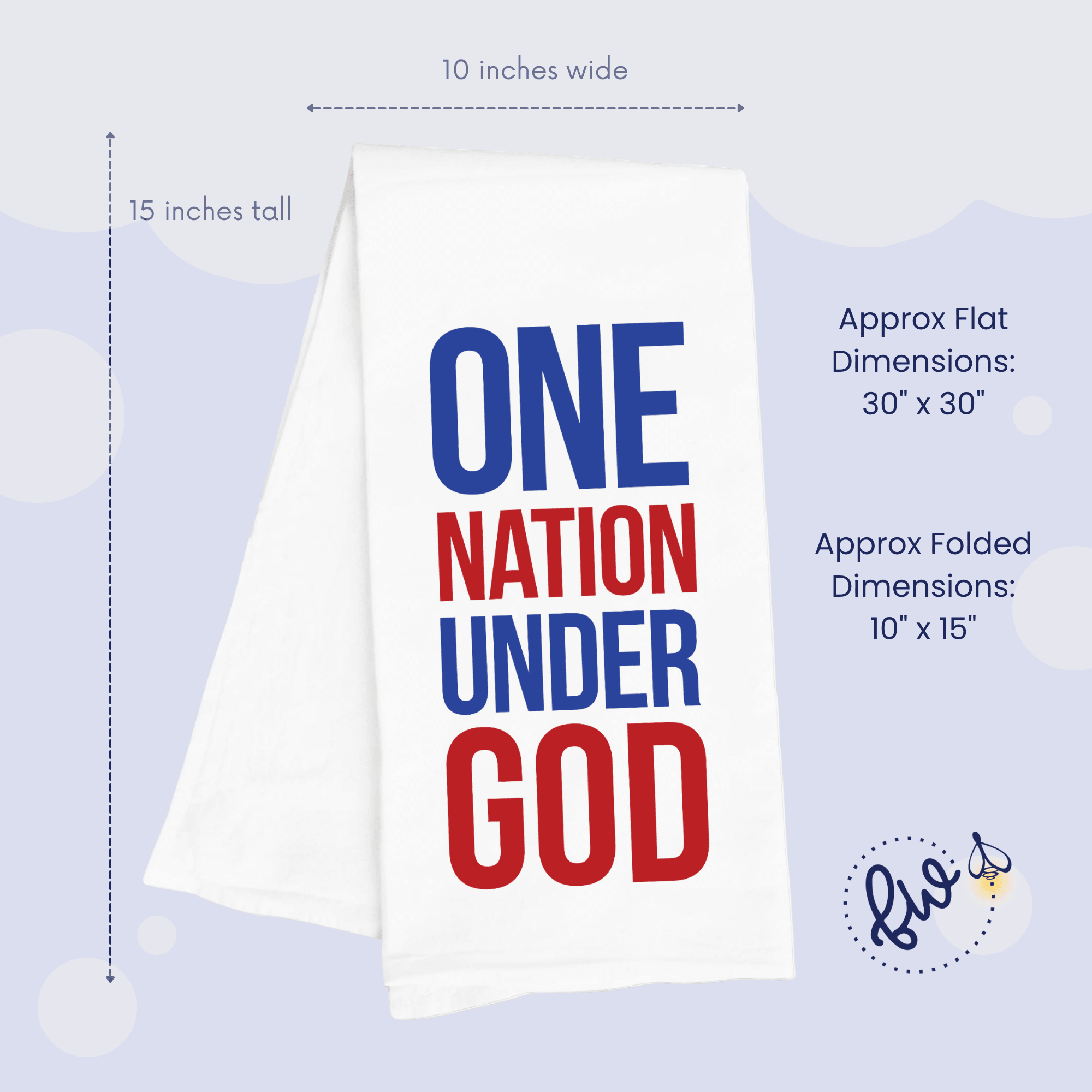 One Nation Under God Kitchen Towel - Firefly Wishes