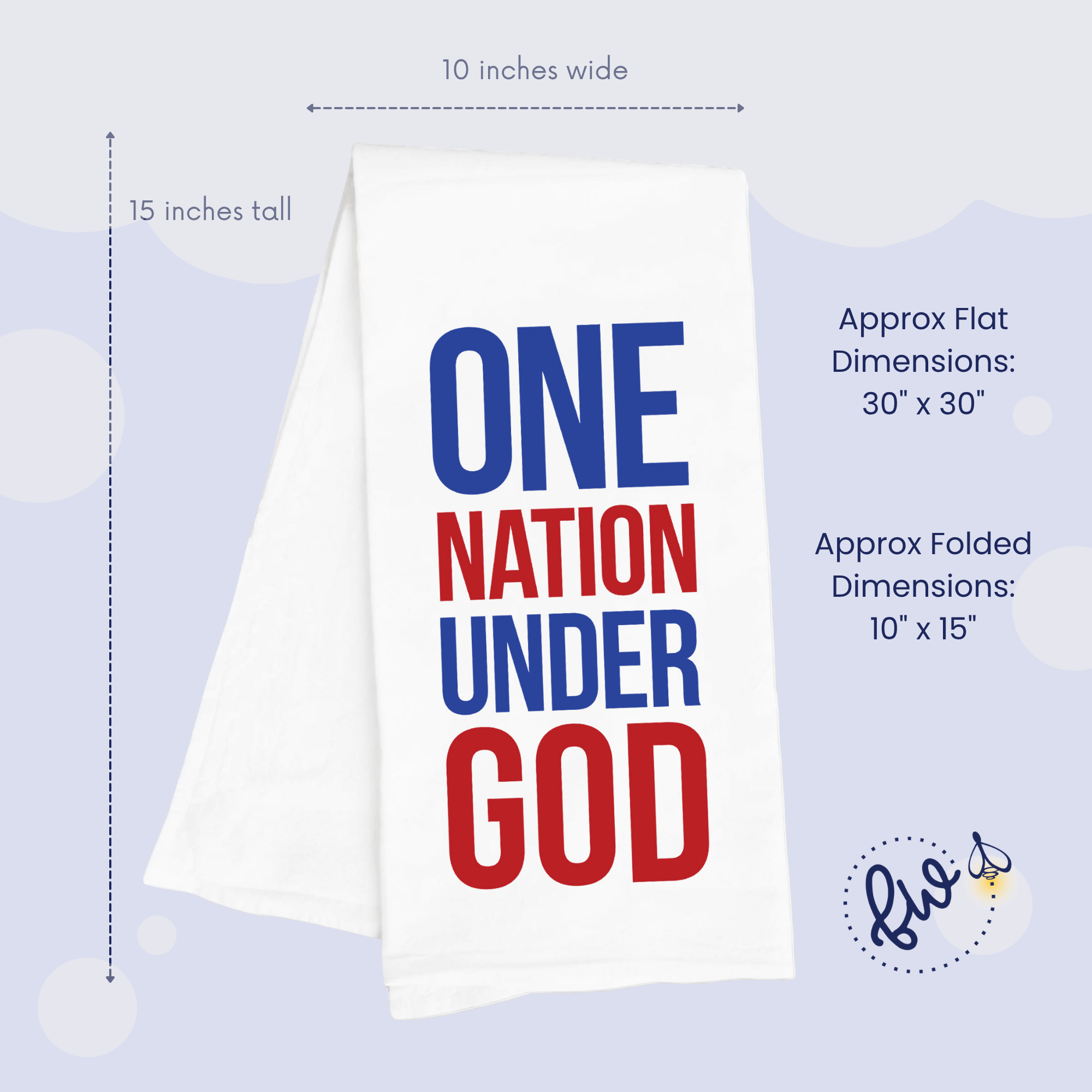 One Nation Under God Kitchen Towel