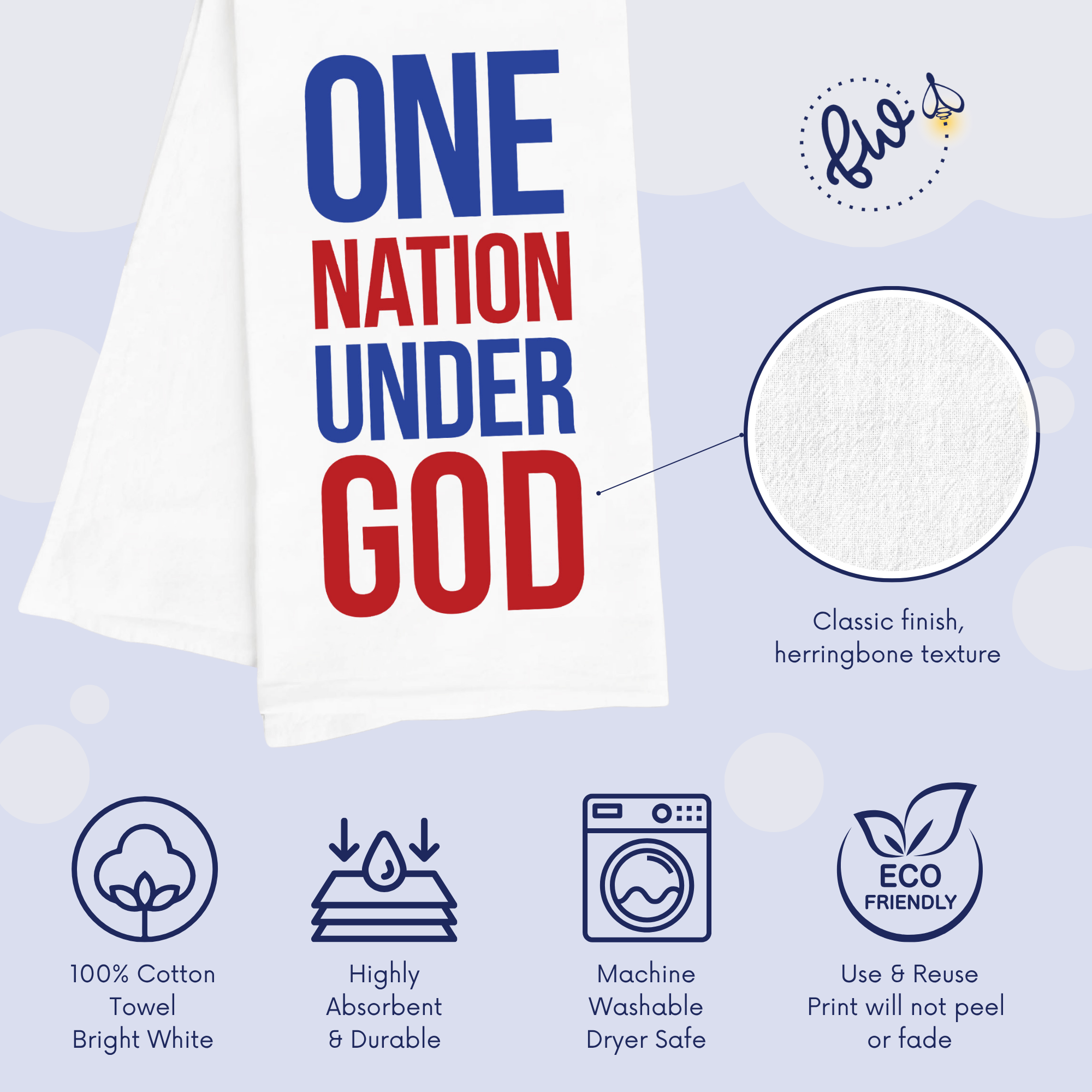 One Nation Under God Kitchen Towel