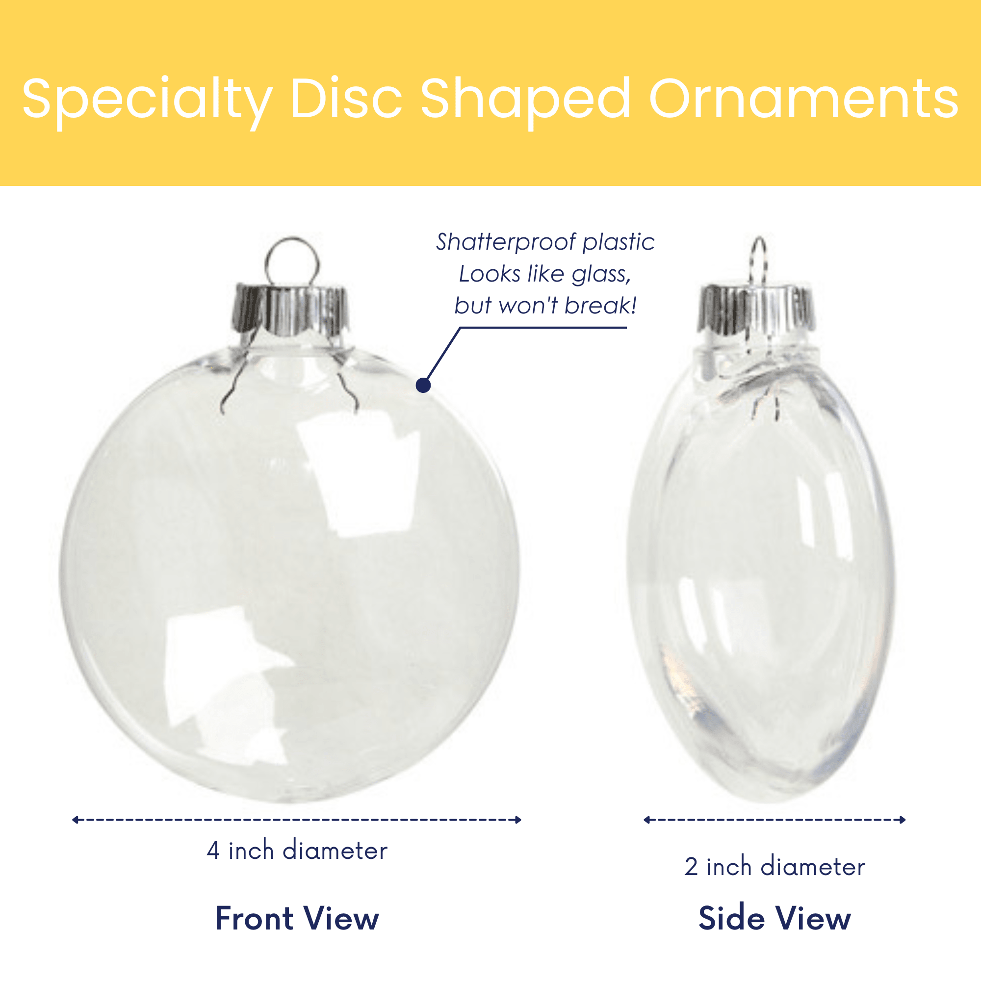 15th Wedding Anniversary Glitter Christmas Ornament - Firefly Wishes