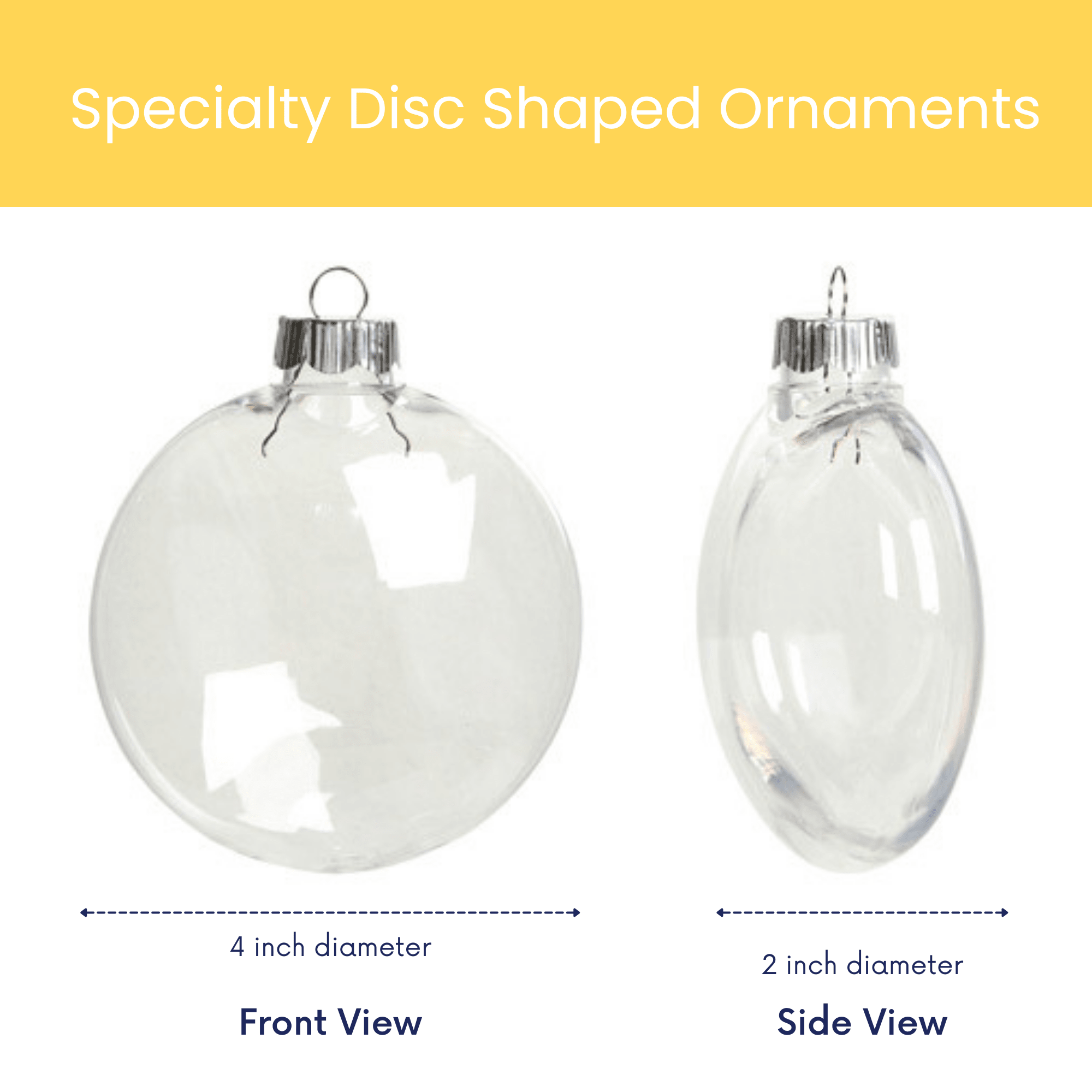 50th Wedding Anniversary Lighted Christmas Ornament - Firefly Wishes