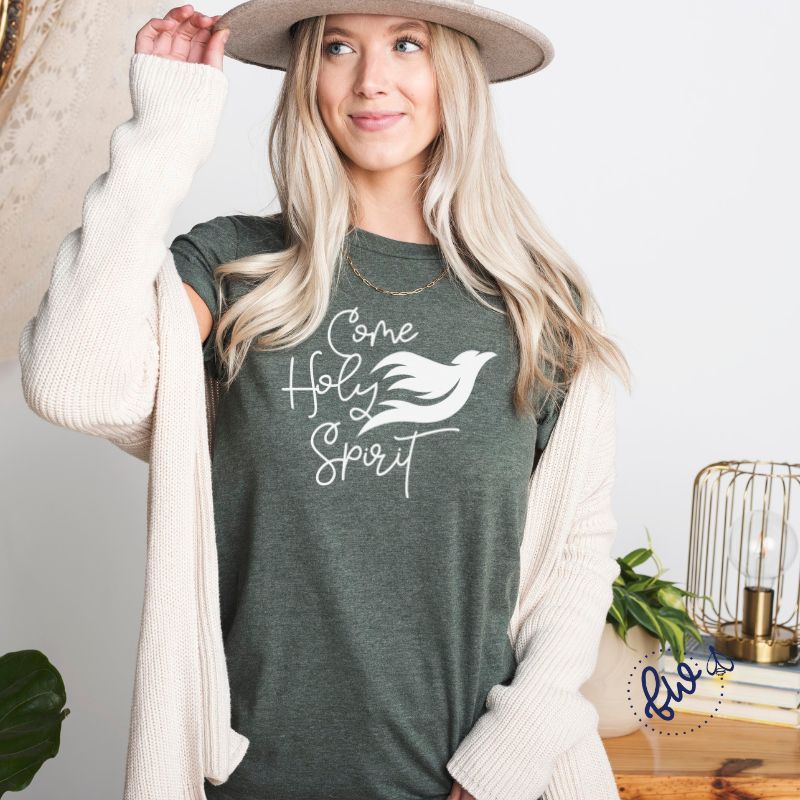 Come Holy Spirit Confirmation T-Shirt - Firefly Wishes