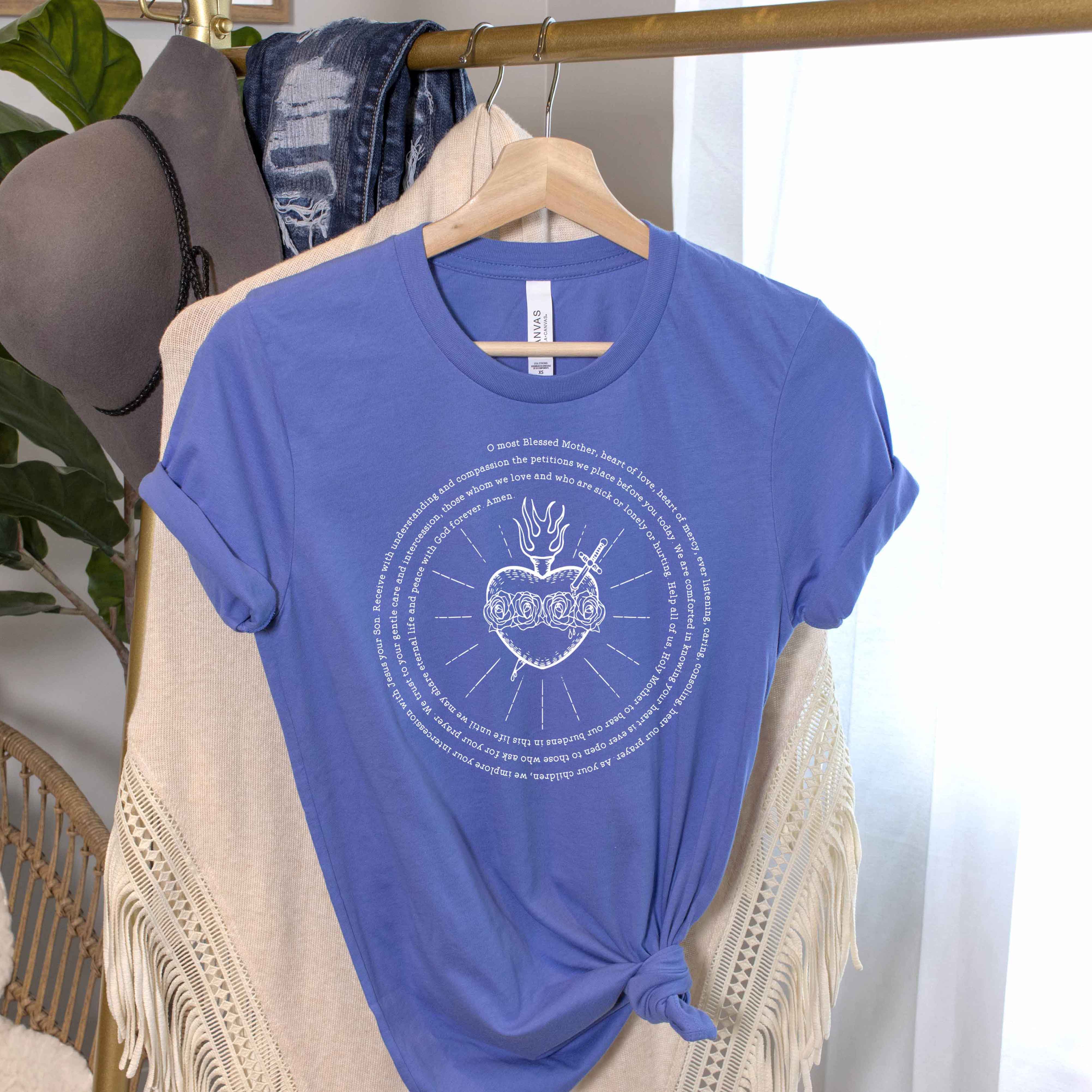 Immaculate Heart of Mary Catholic T-Shirt - Firefly Wishes