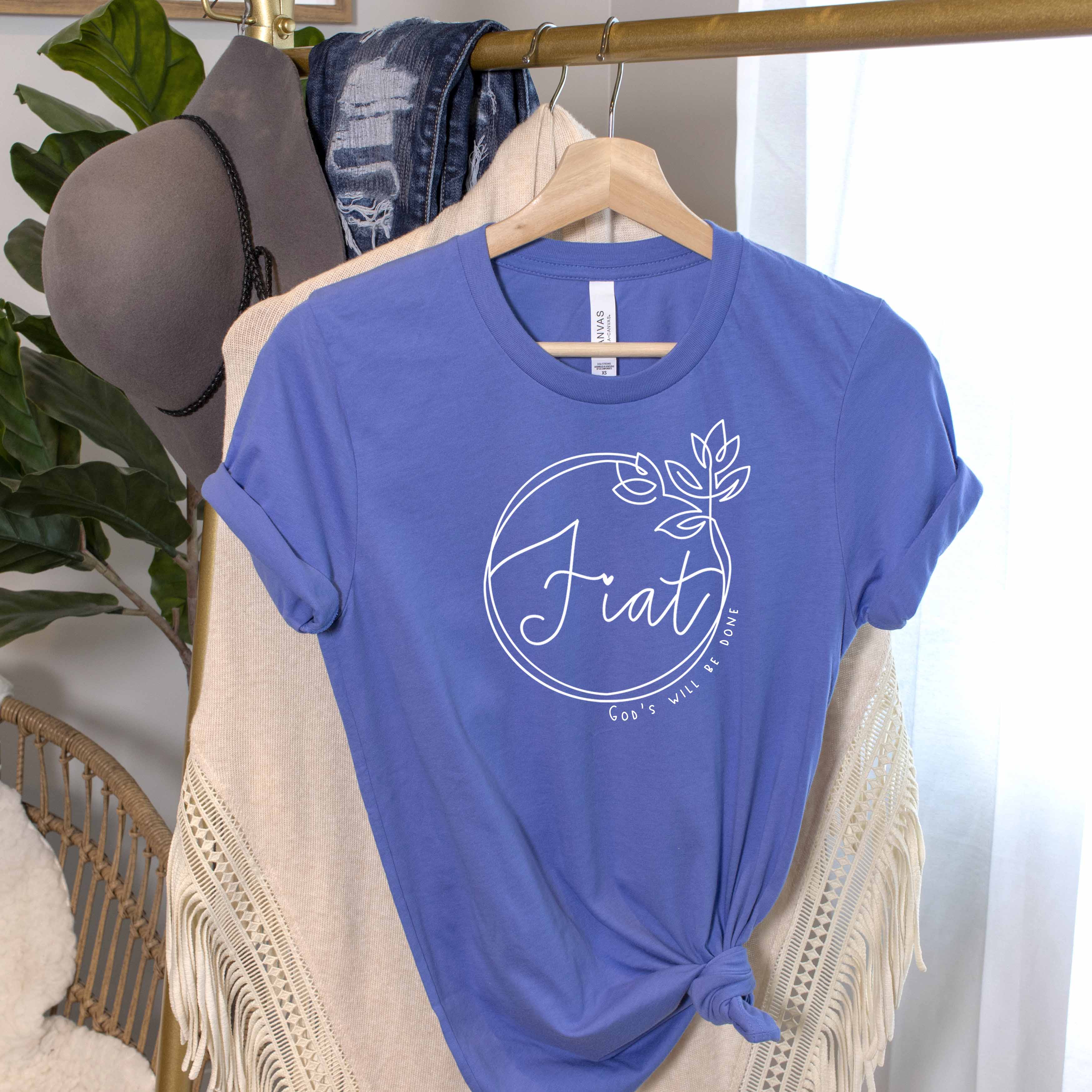 Fiat Catholic T-Shirt - God's Will Be Done - Firefly Wishes