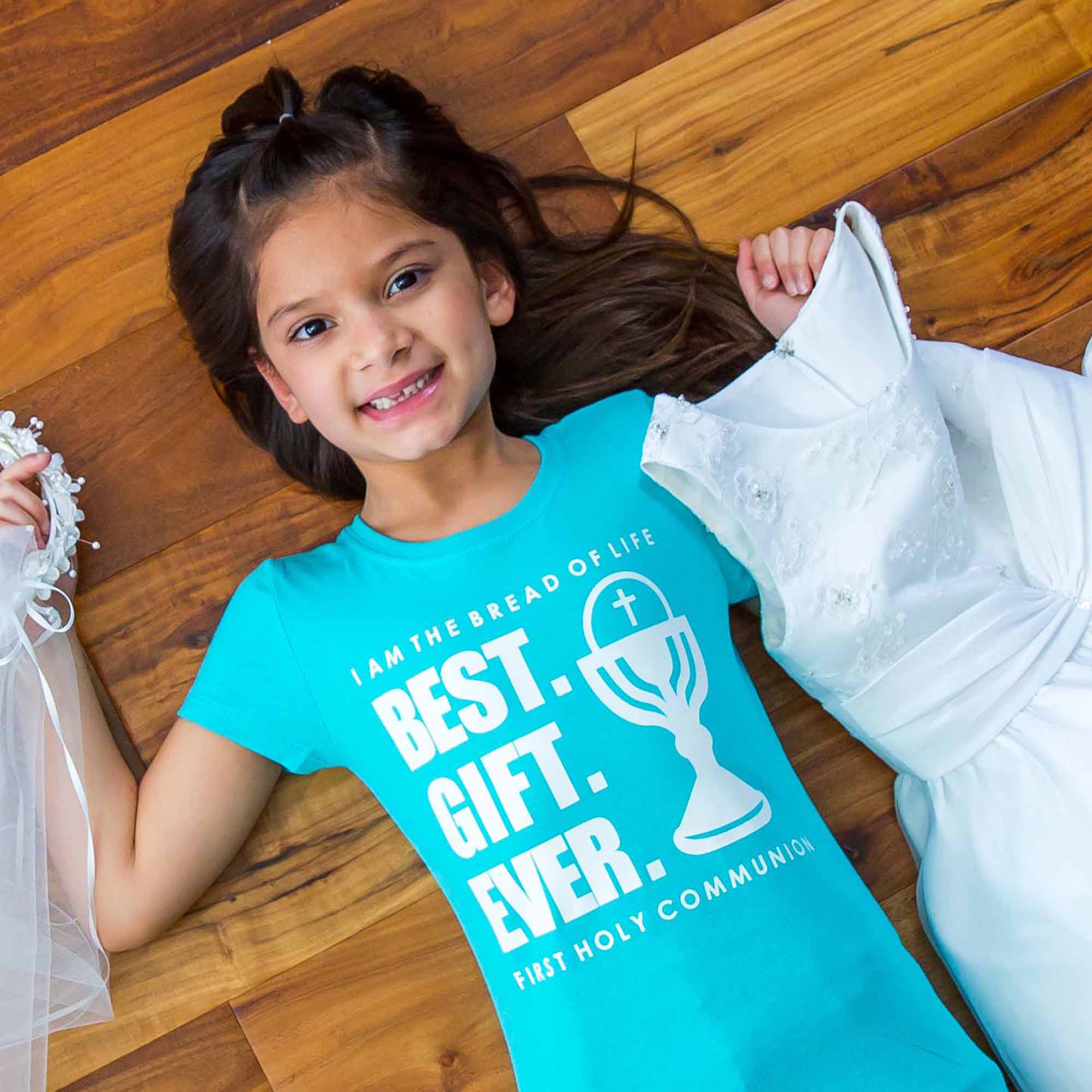 First Communion T-Shirt for Girls - Firefly Wishes