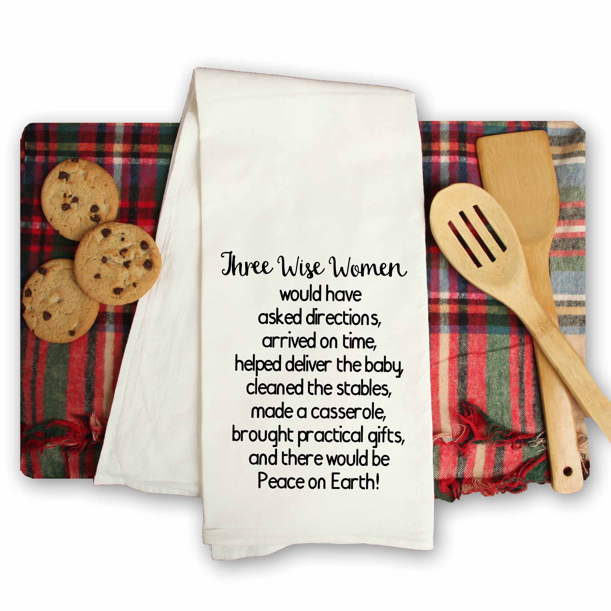 Three Wise Women Christmas Kitchen Towel - Firefly Wishes