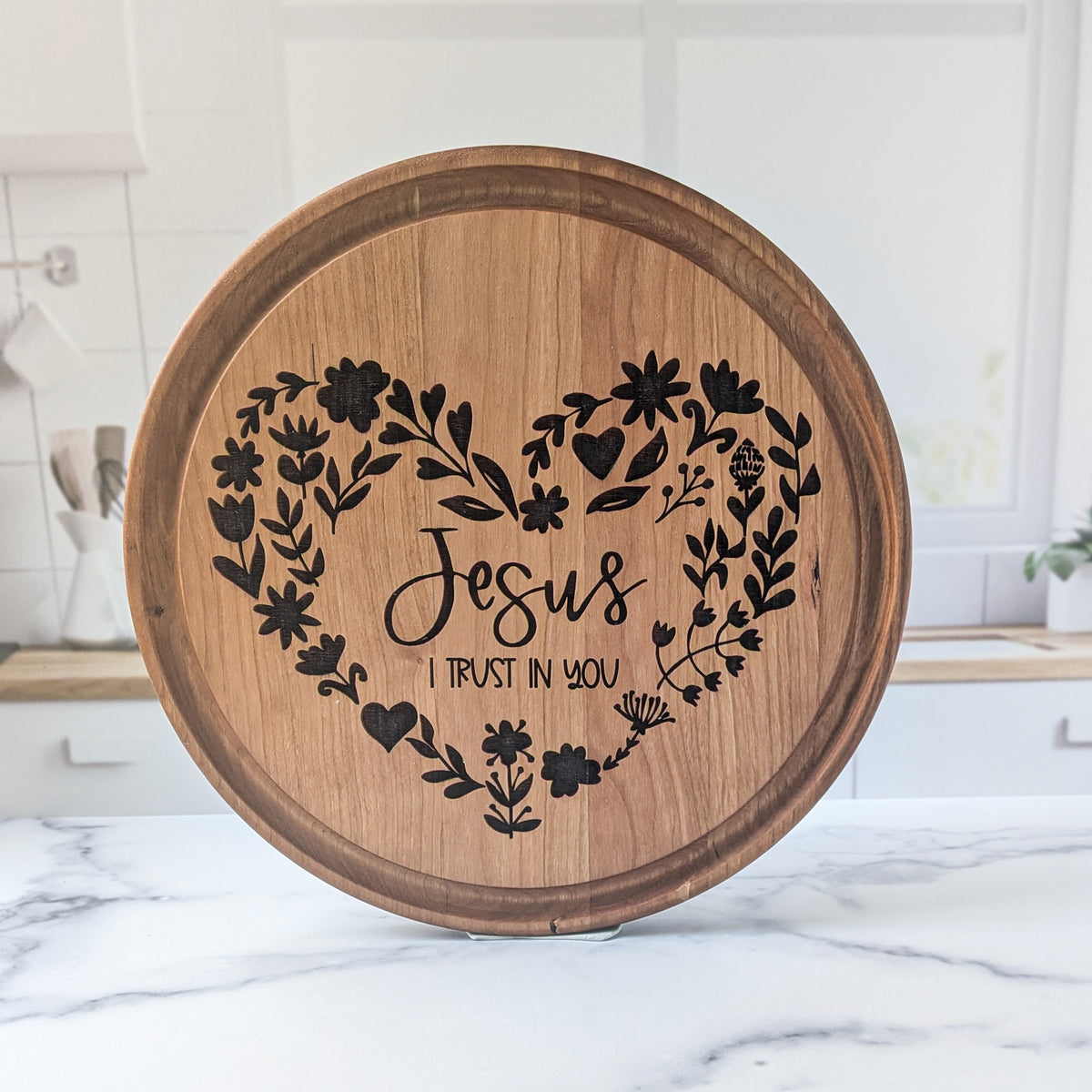 Divine Mercy Cutting Board — Jesus I Trust in You