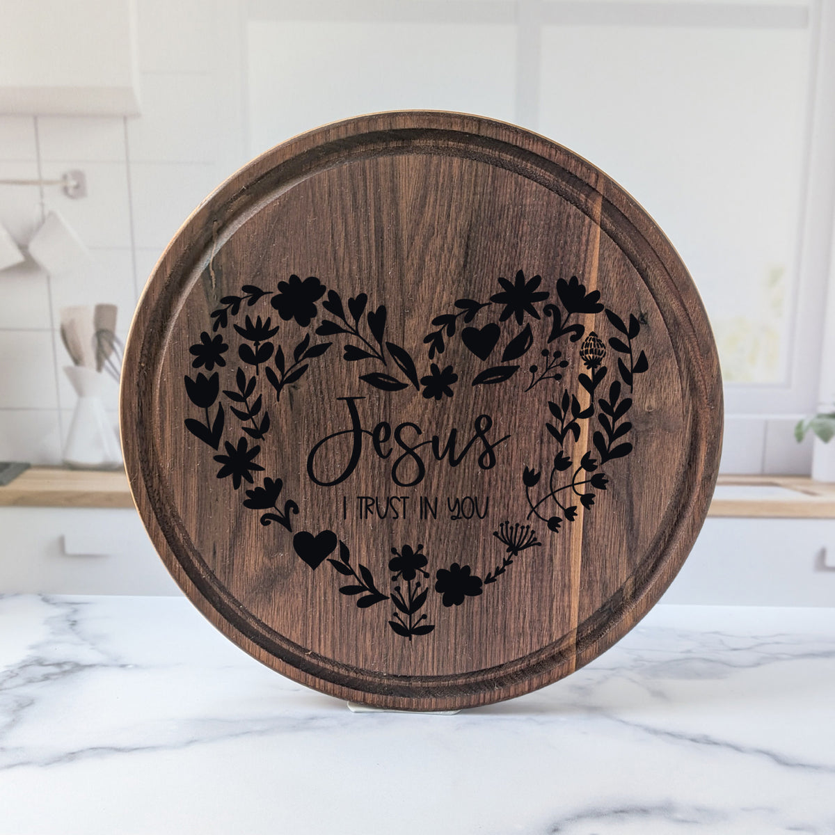 Divine Mercy Cutting Board — Jesus I Trust in You