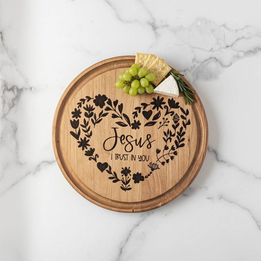 Divine Mercy Cutting Board — Jesus I Trust in You - Firefly Wishes