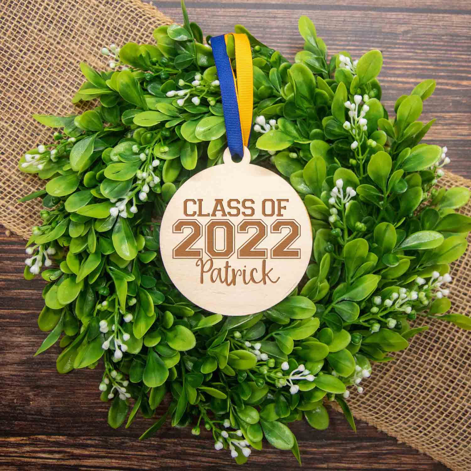 Graduation Class of 2023 Wood Christmas Ornament
