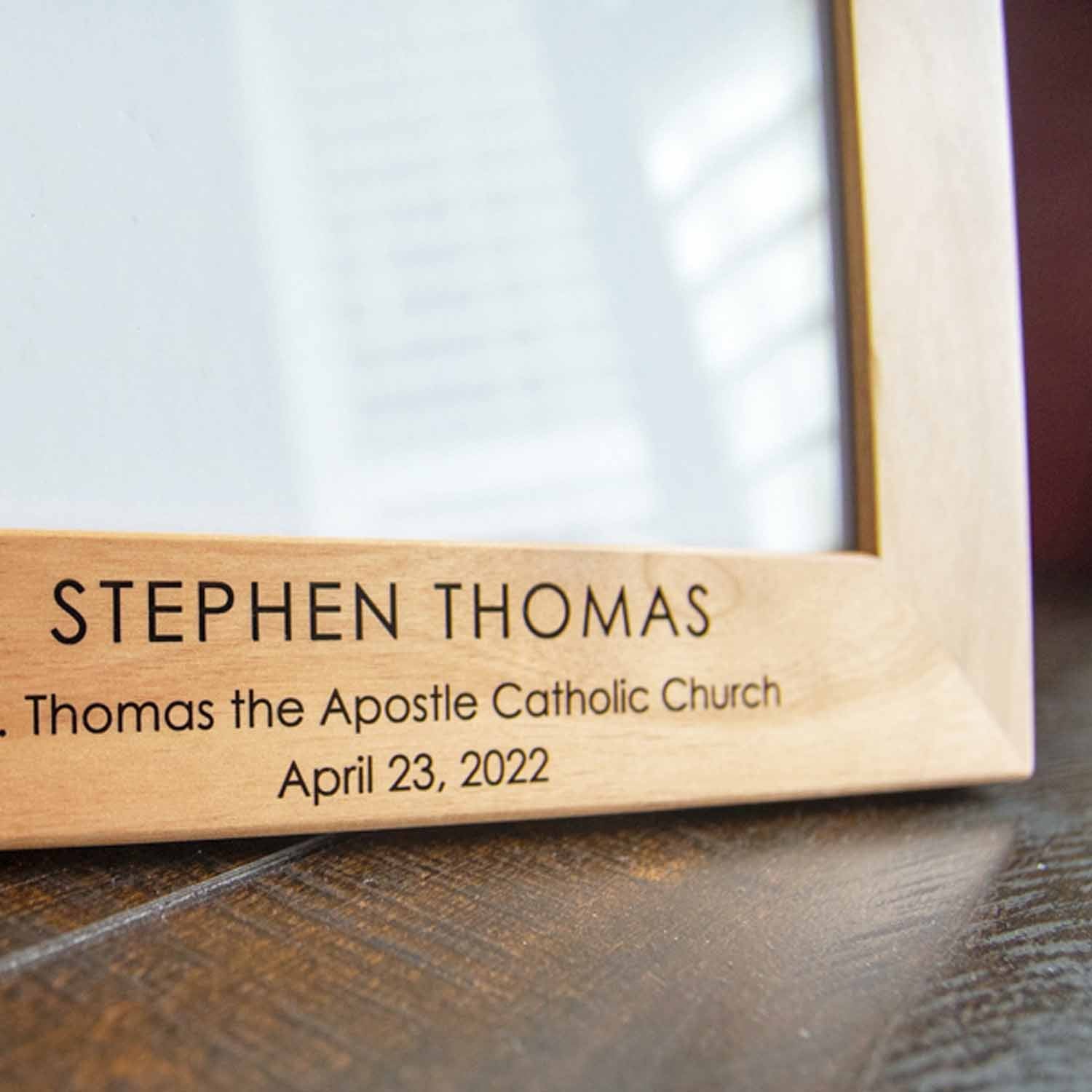 First Holy Communion Wood Picture Frame - Best Gift Ever