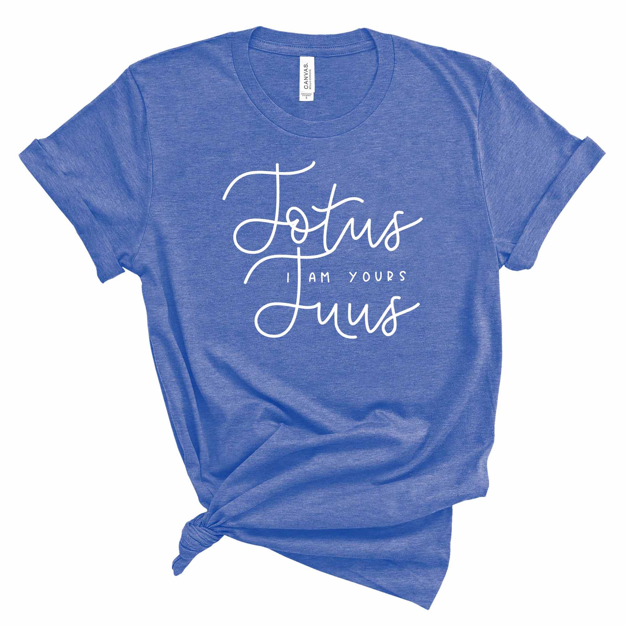 Totus Tuus I Am Yours Catholic T-Shirt - Firefly Wishes