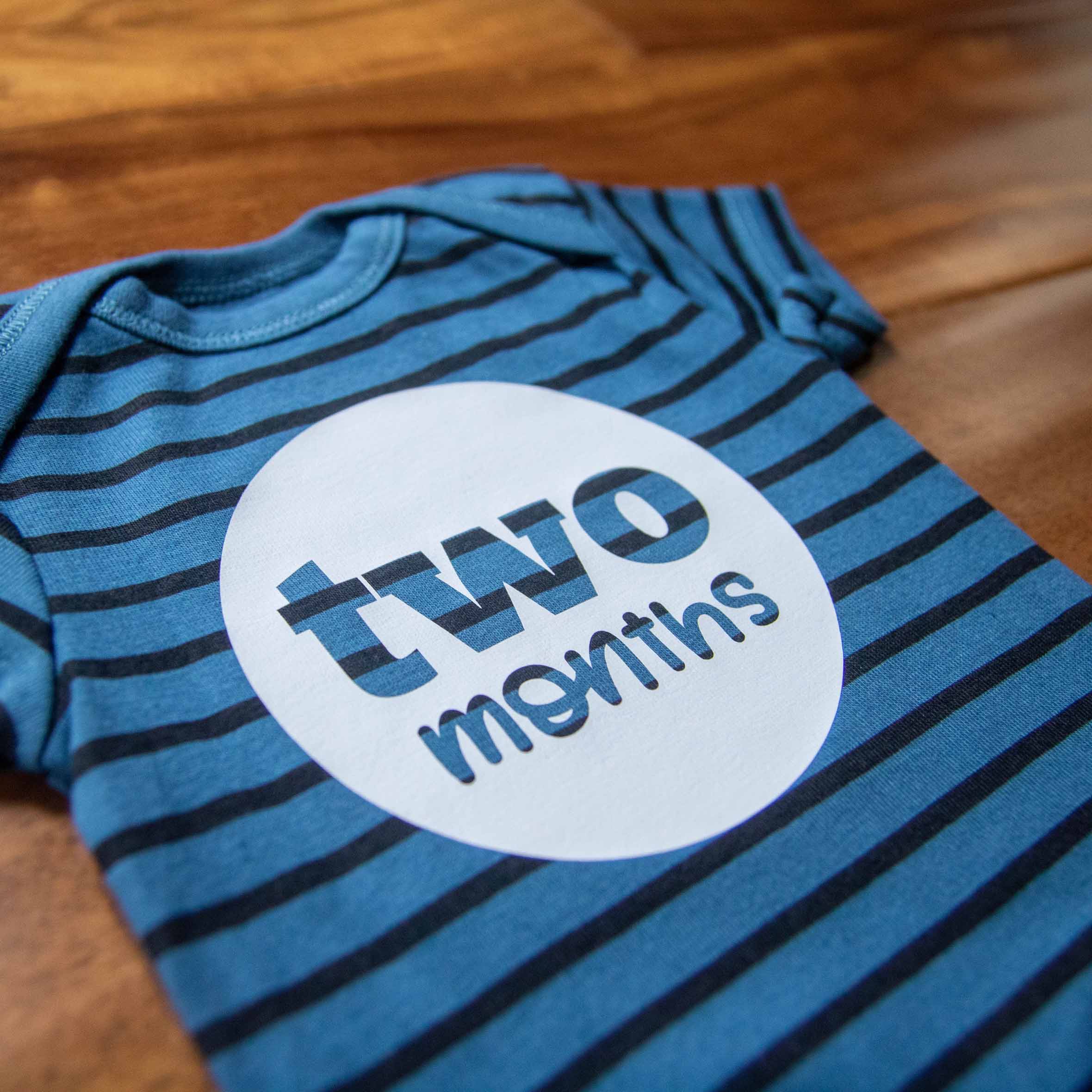 Baby Boy Monthly Photo Onesies® Set – Badger Adventure