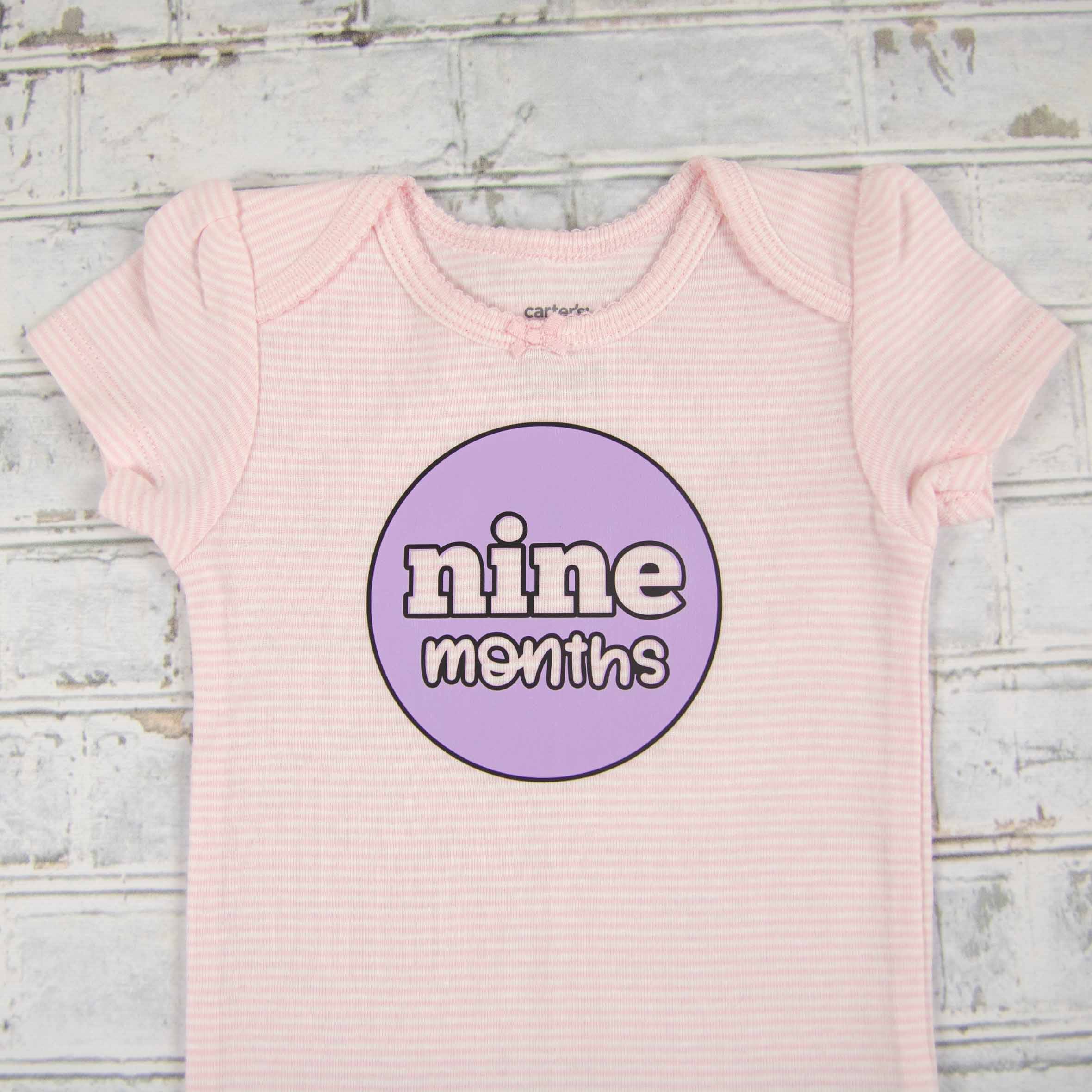 Baby Girl Monthly Photo Bodysuit Set – Bunnies, Dogs & Ice Cream - Firefly Wishes