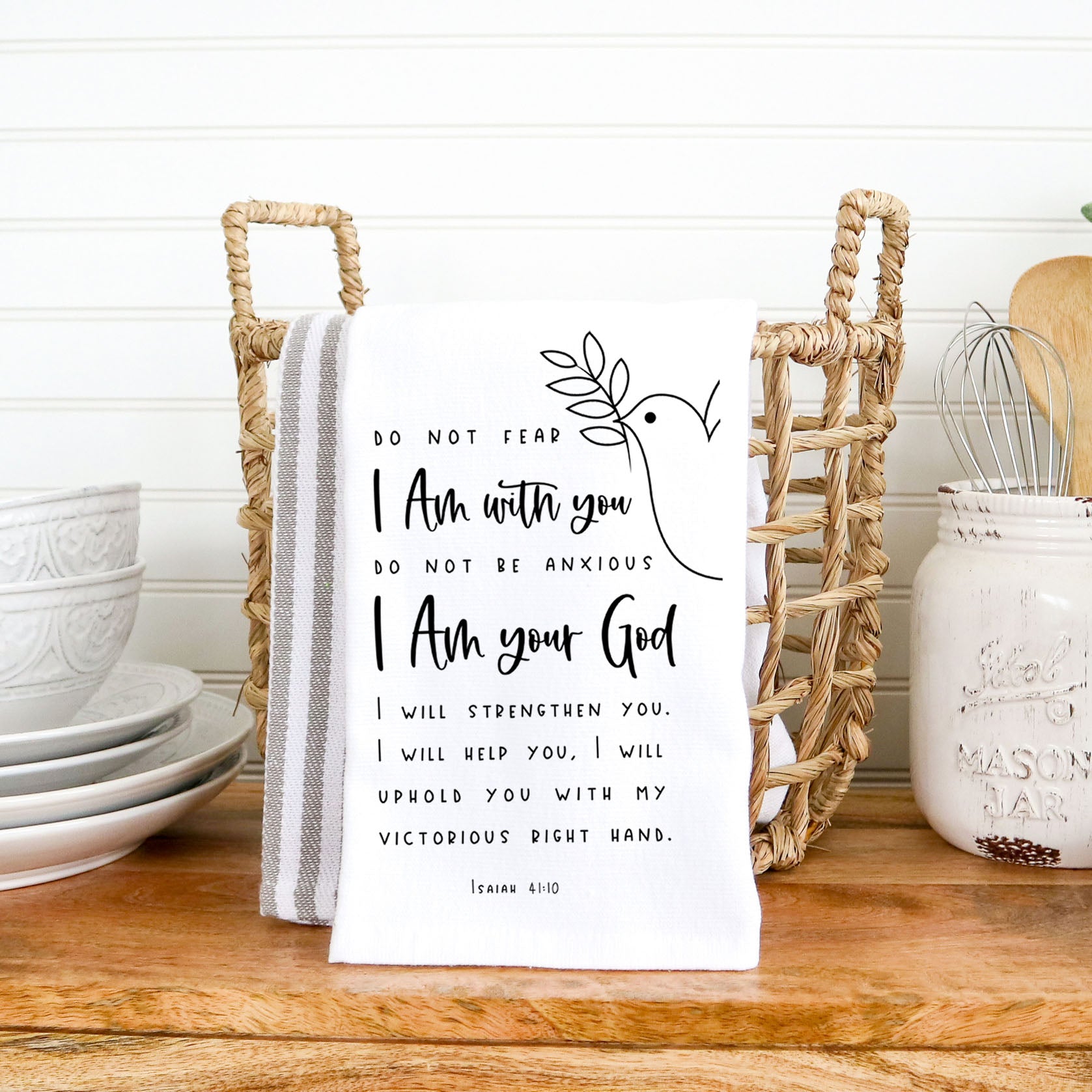 Isaiah 41:10 Kitchen Towel – Do Not Fear, I Am With You