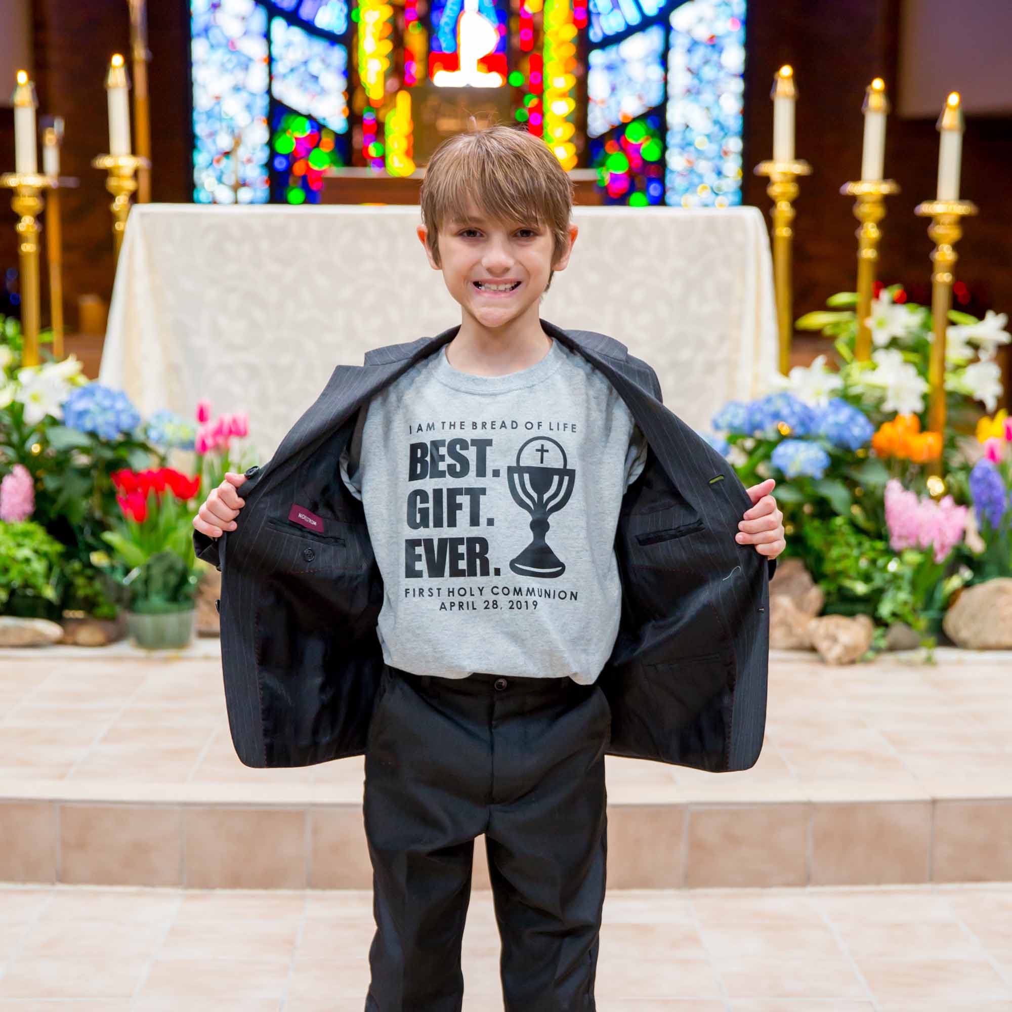 First Communion T-Shirt for Boys