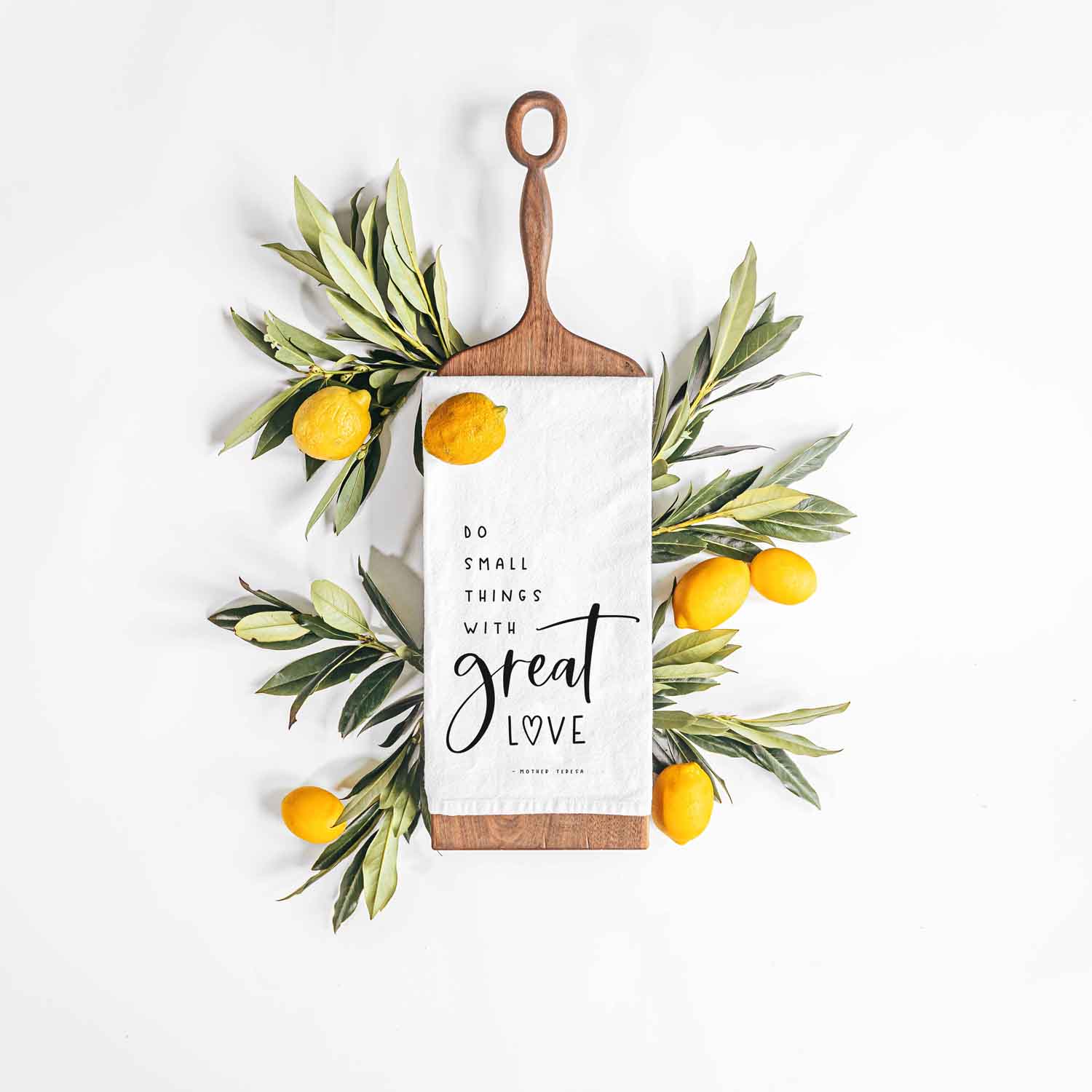 Do Small Things With Great Love Kitchen Towel - Firefly Wishes
