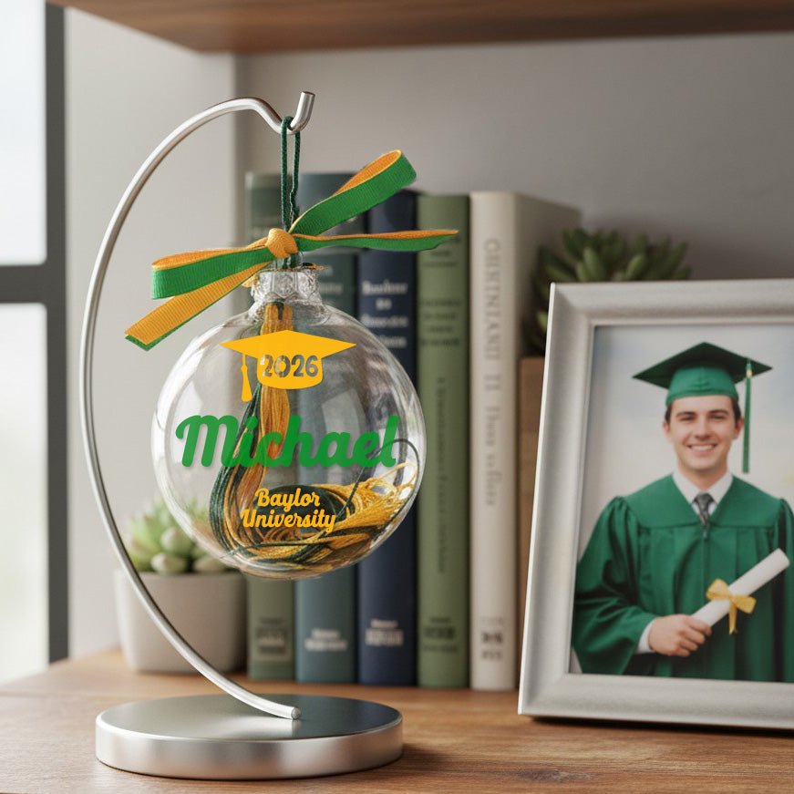 Personalized Graduation Tassel Ornament – Custom Keepsake for Every Graduate - Firefly Wishes