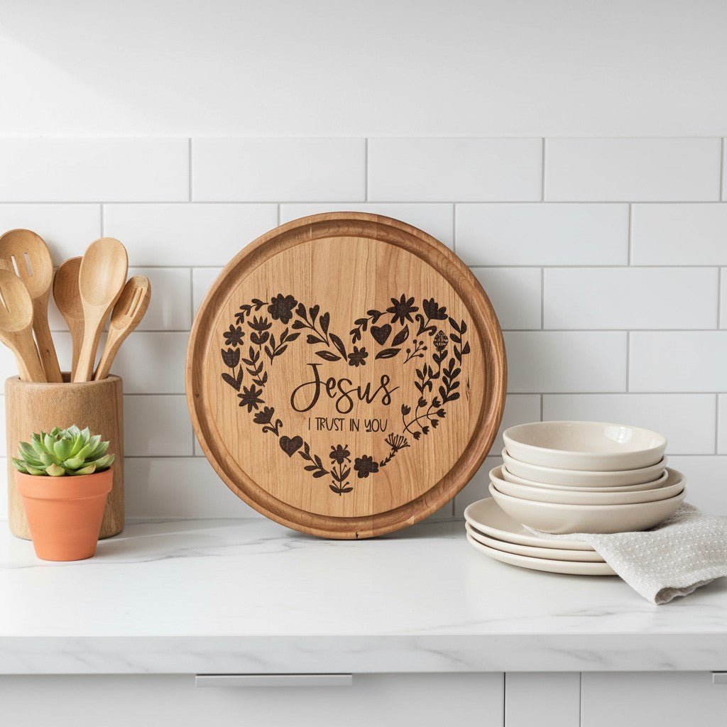 Divine Mercy Cutting Board — Jesus I Trust in You - Firefly Wishes