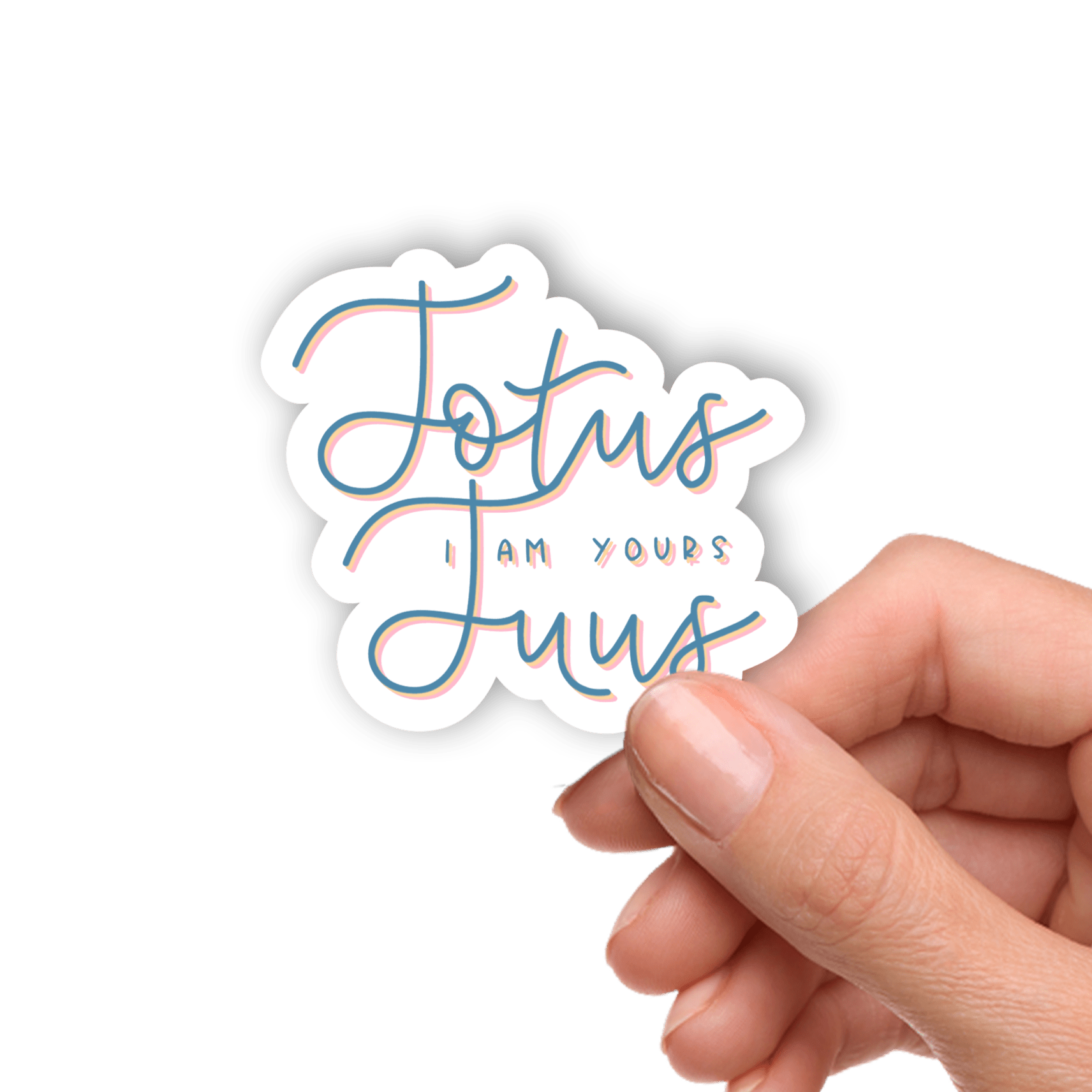 Totus Tuus Catholic Sticker – St. Pope John Paul II Motto & Marian Devotion - Firefly Wishes