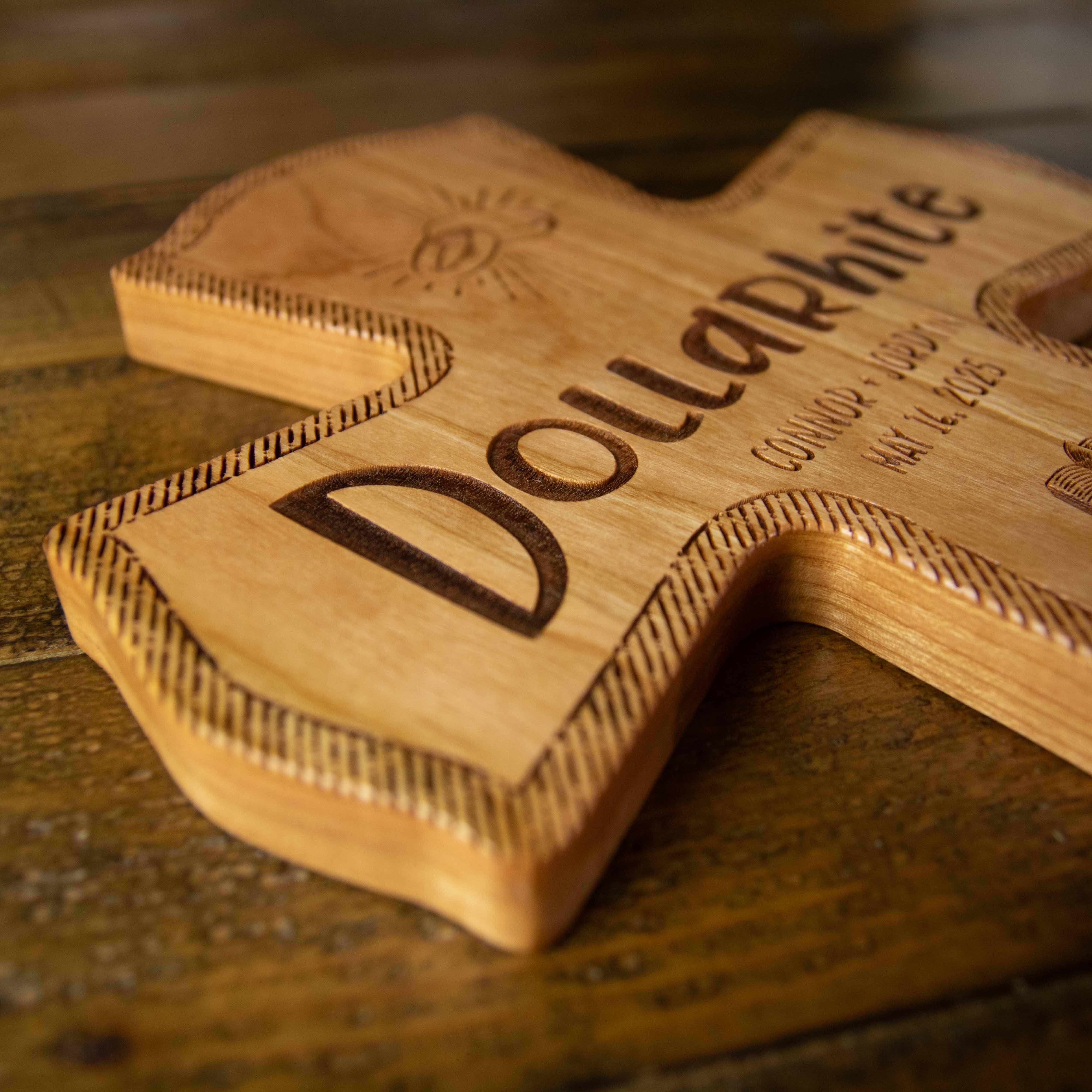 Personalized Wedding Gift - Engraved Marriage Wood Cross