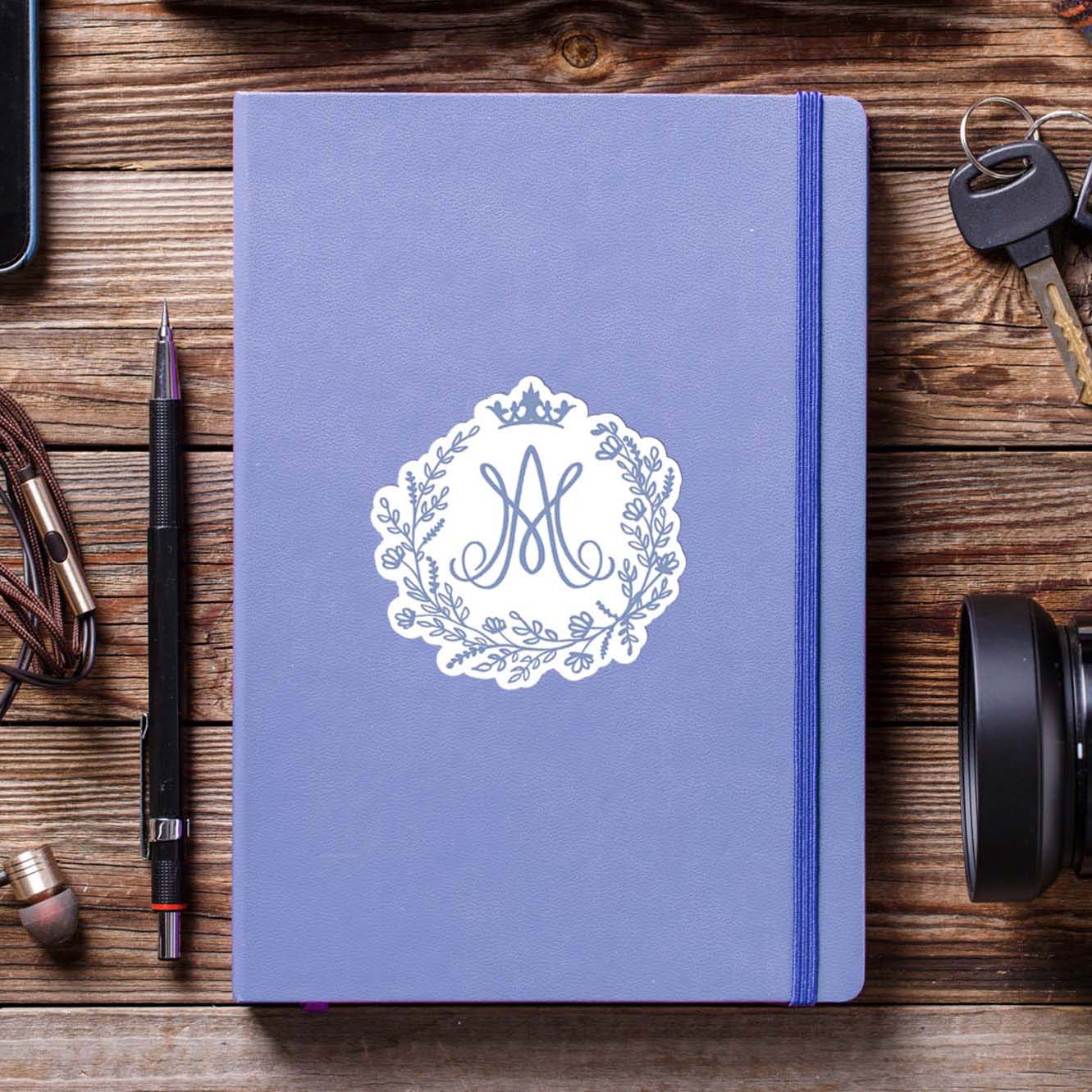 Auspice Maria Catholic Vinyl Waterproof Sticker - Firefly Wishes