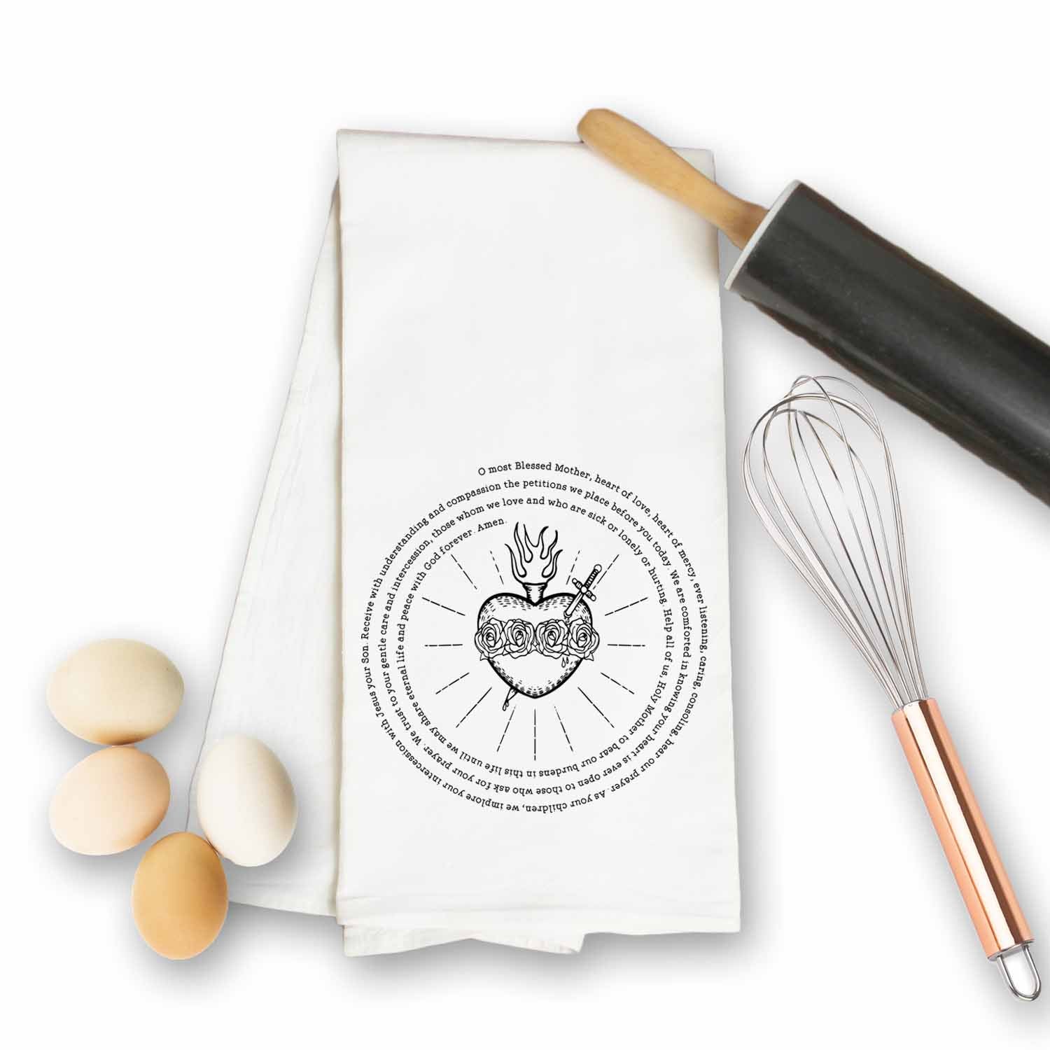 Immaculate Heart of Mary Kitchen Towel