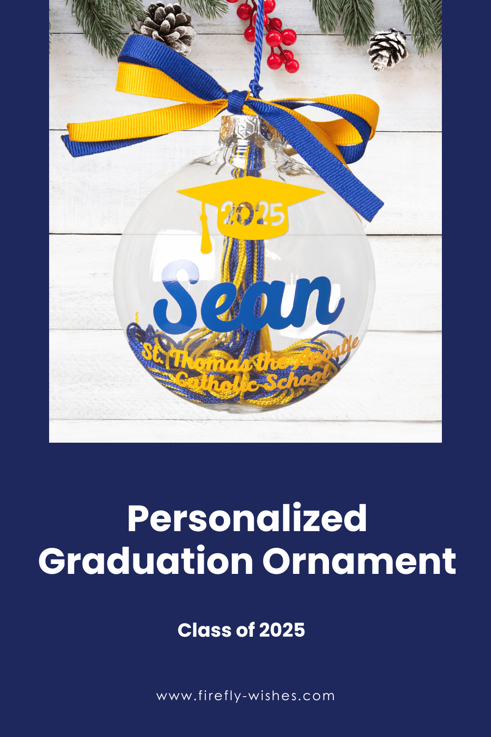 Meaningful Graduation Gifts: Custom Ornaments They’ll Treasure - Firefly Wishes