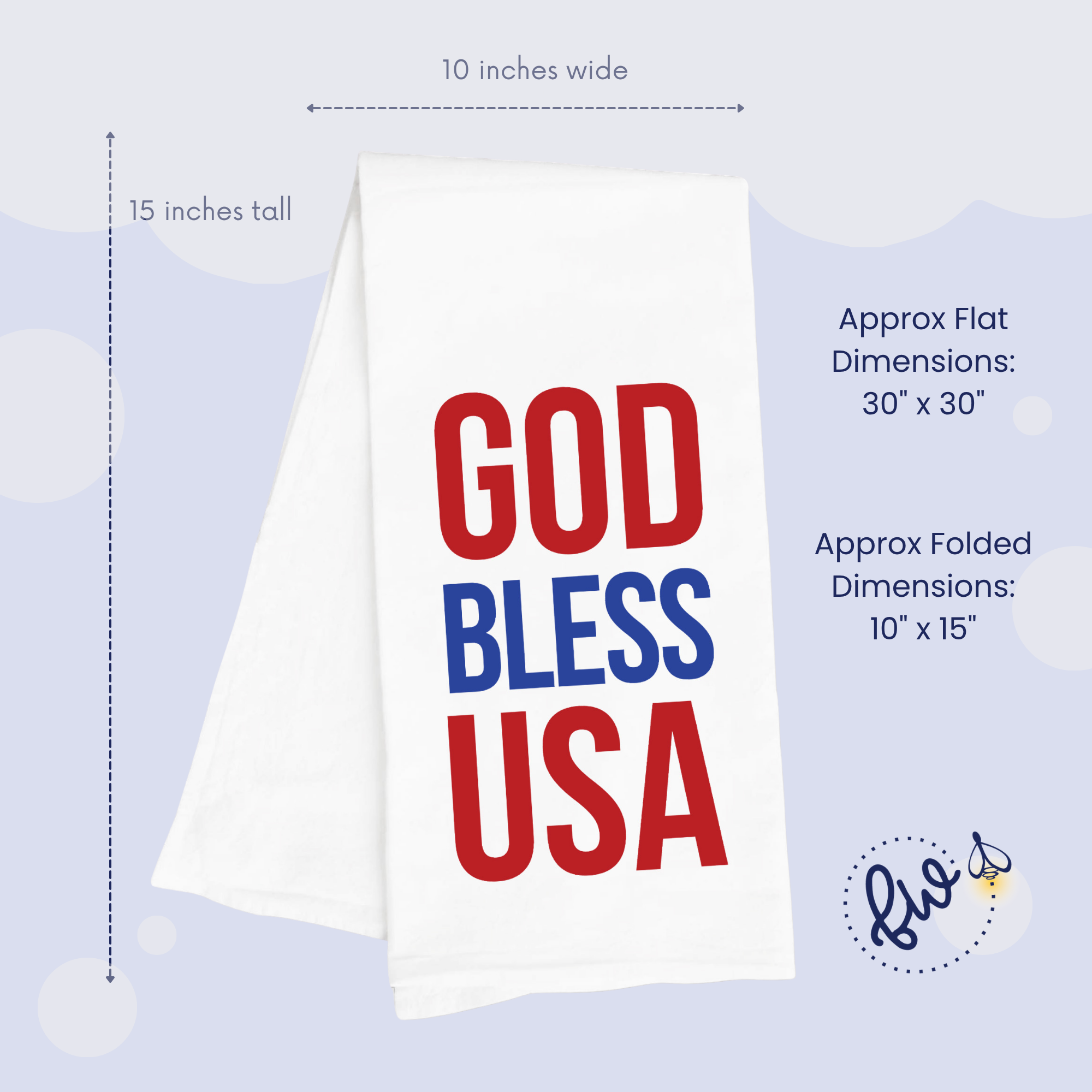 God Bless USA Kitchen Towel