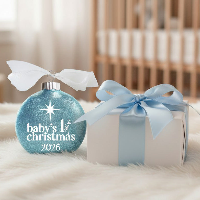 Baby's 1st Christmas Ornament 2026 – Baby's First Christmas Gift