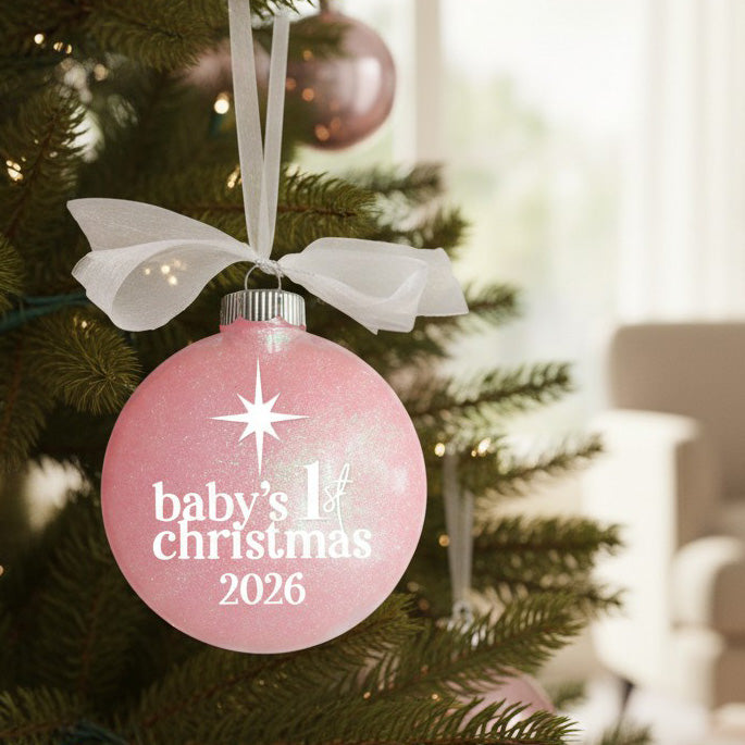 Baby's 1st Christmas Ornament 2026 – Baby's First Christmas Gift