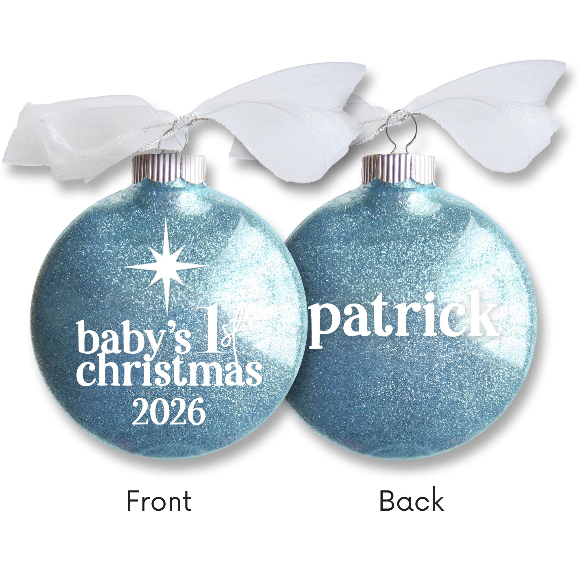 Baby's 1st Christmas Ornament 2026 – Baby's First Christmas Gift