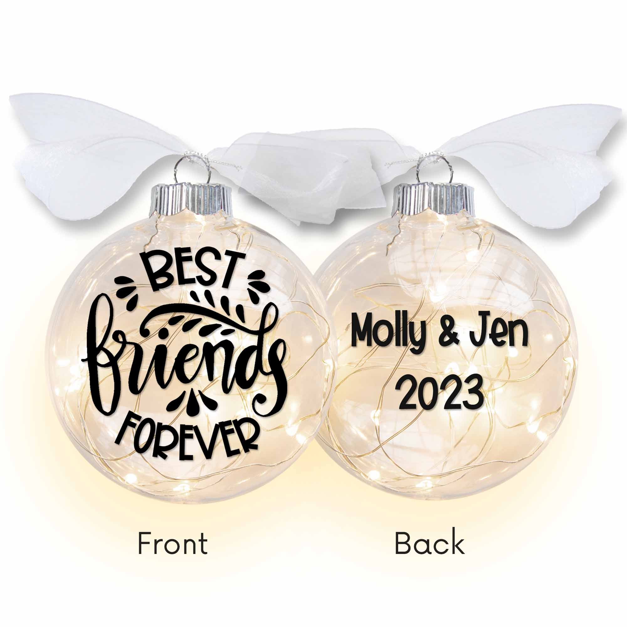 Best Friends Forever Lighted Christmas Ornament