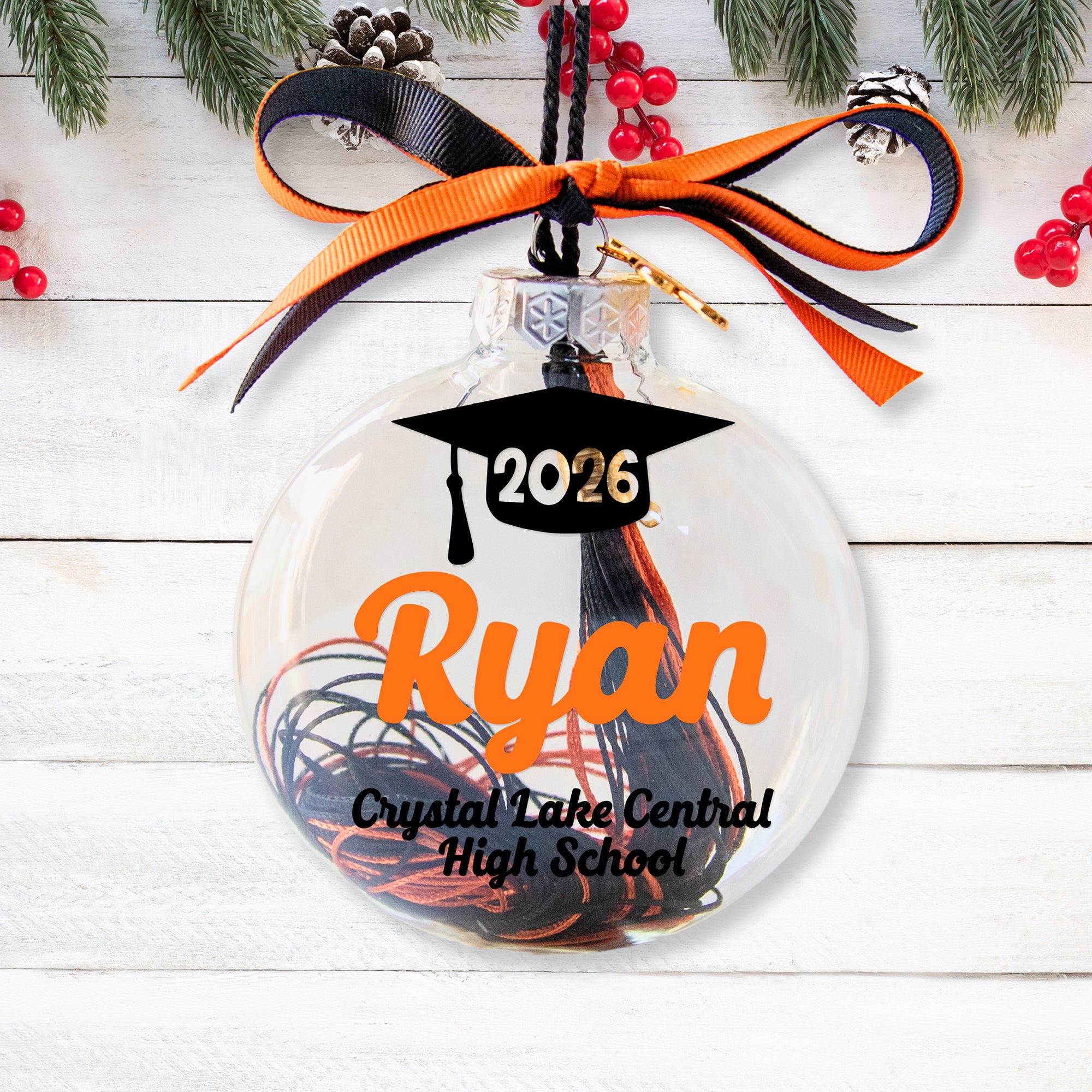 Graduation Tassel Holder Ornament – Personalized Graduation Keepsake