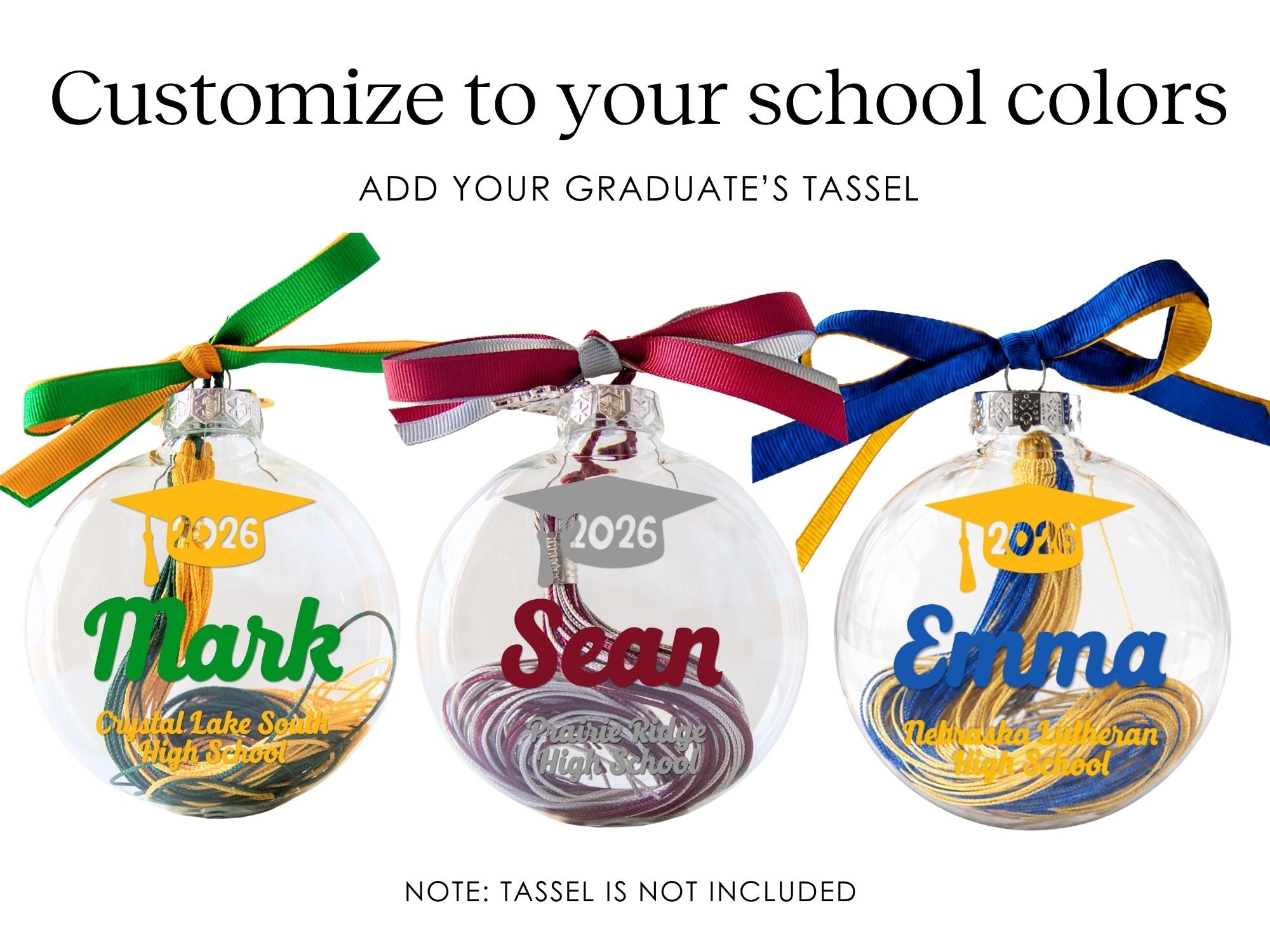 Personalized Graduation Tassel Ornament – Custom Keepsake for Every Graduate