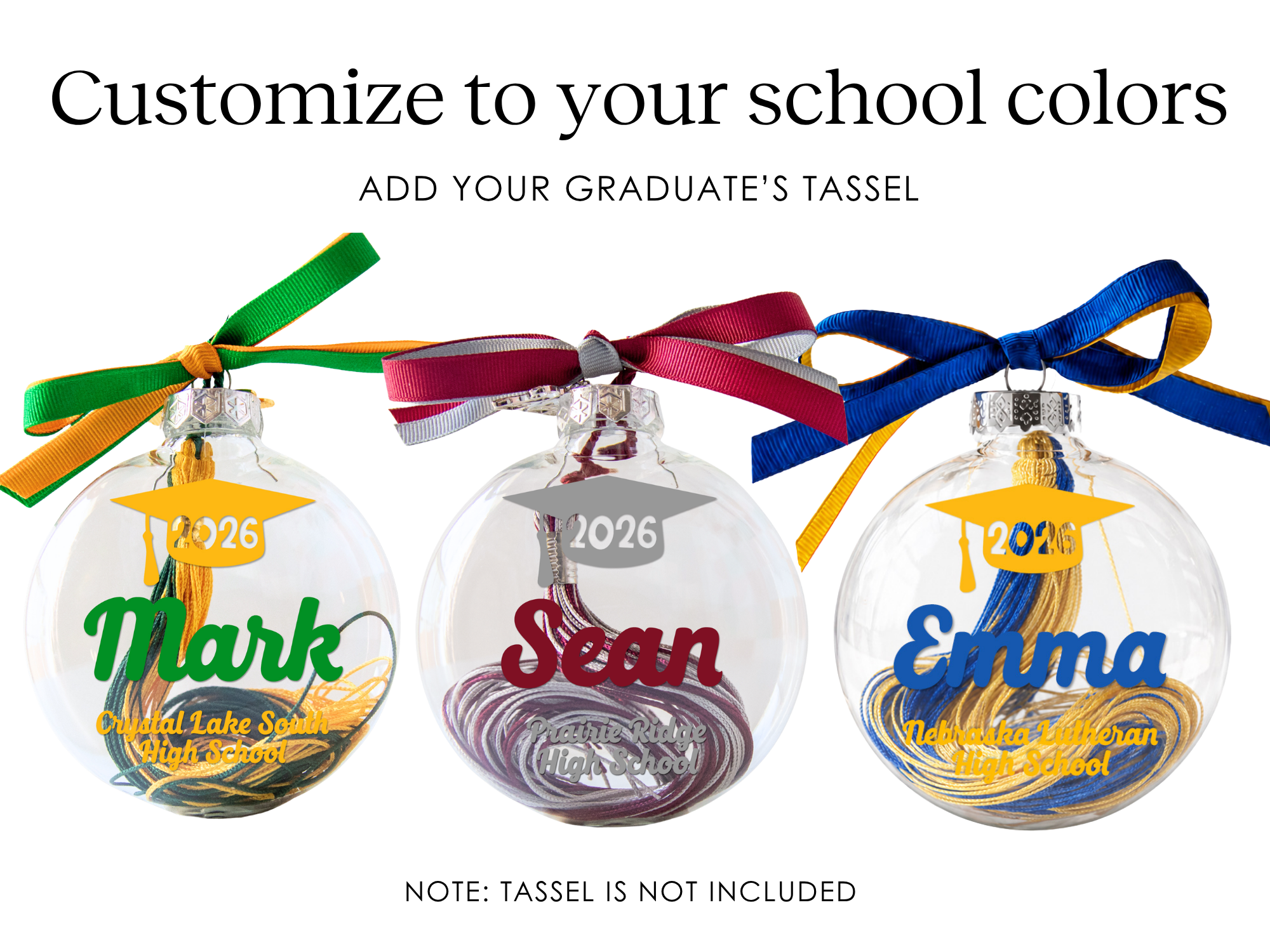 Personalized Graduation Tassel Ornament – Custom Keepsake for Every Graduate
