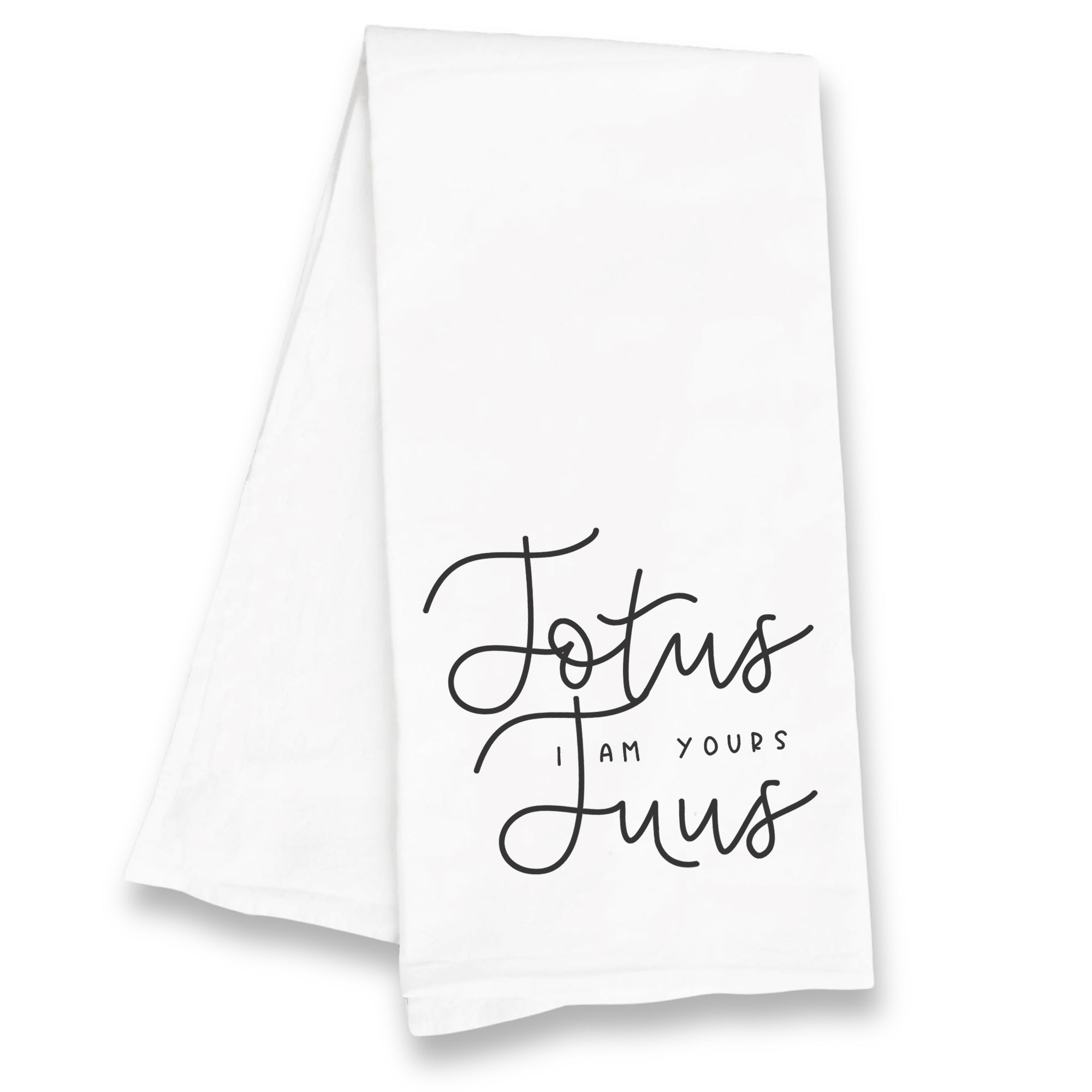 Totus Tuus Catholic Kitchen Towel – Catholic Motto & Marian Devotion