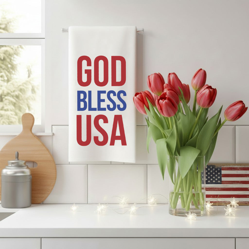 God Bless USA Kitchen Towel