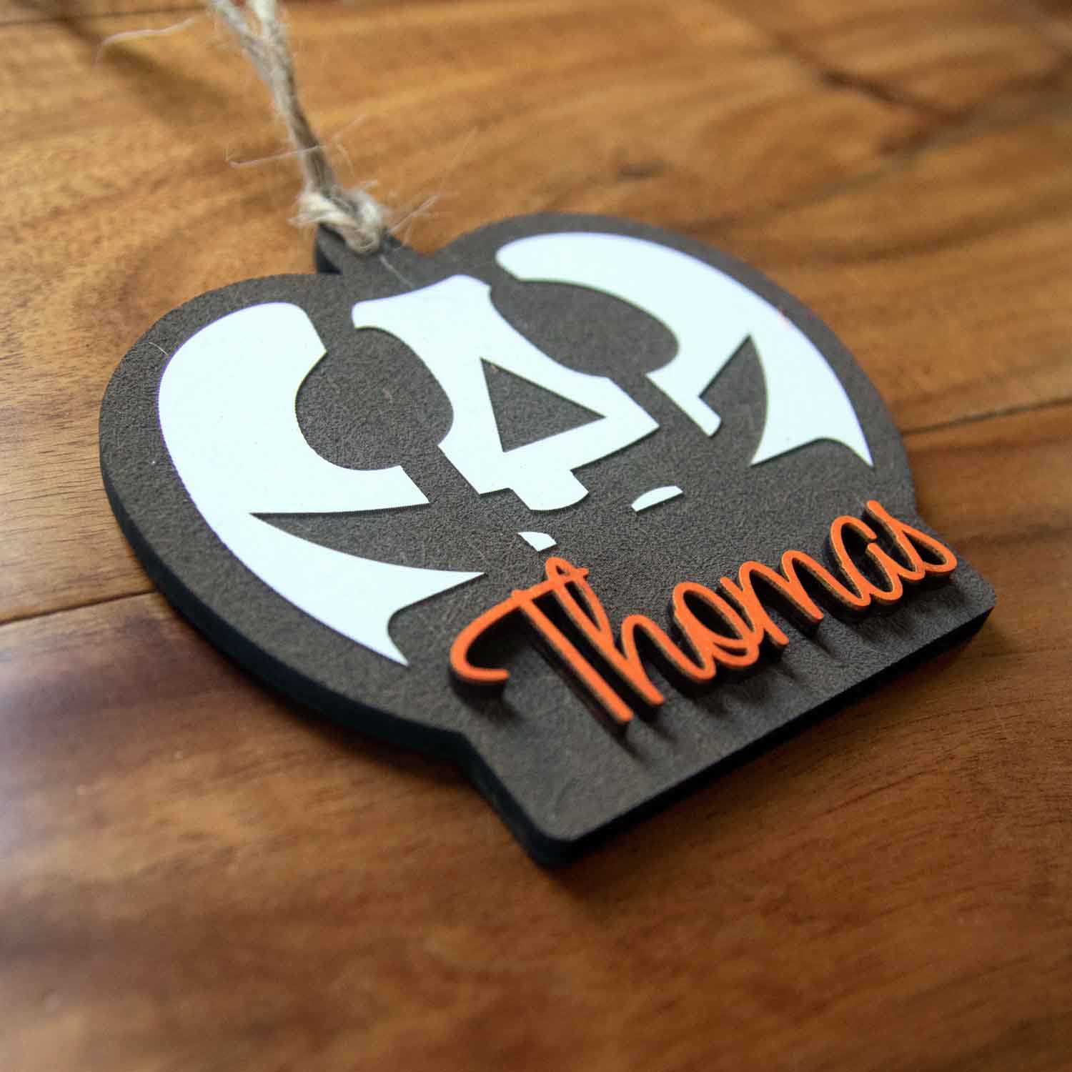 Halloween Ornament Wood Gift Tags