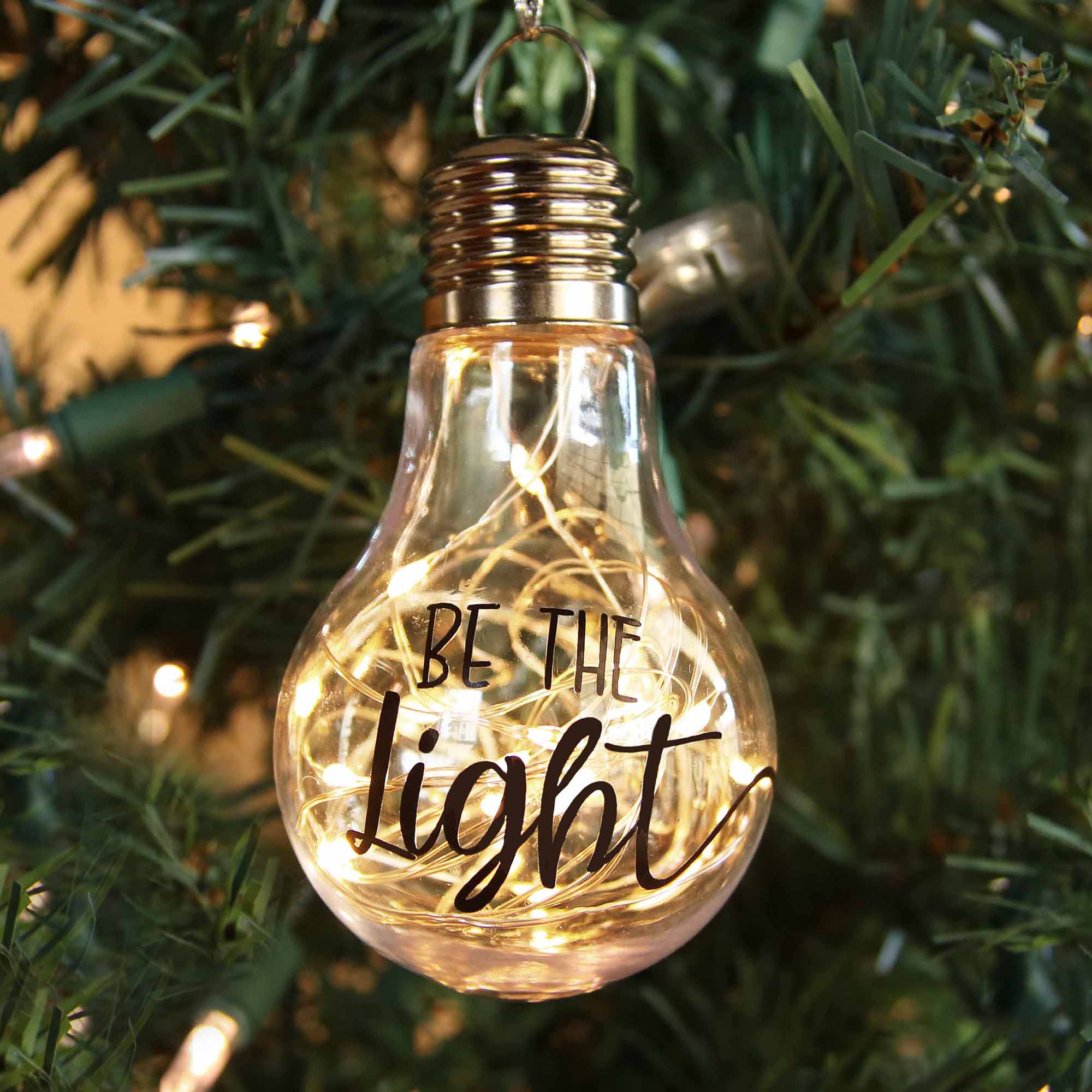 Be the Light Lighted Christmas Ornament