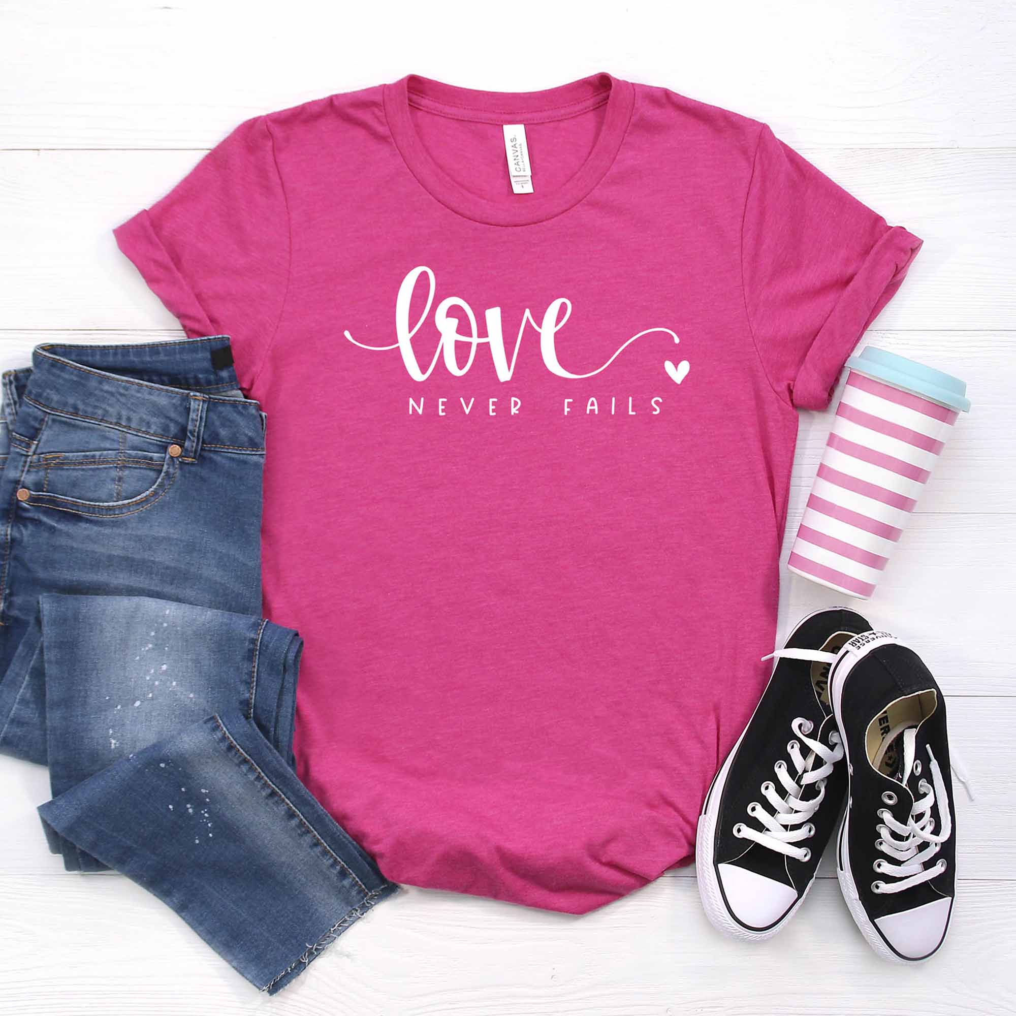 Love Never Fails T-Shirt