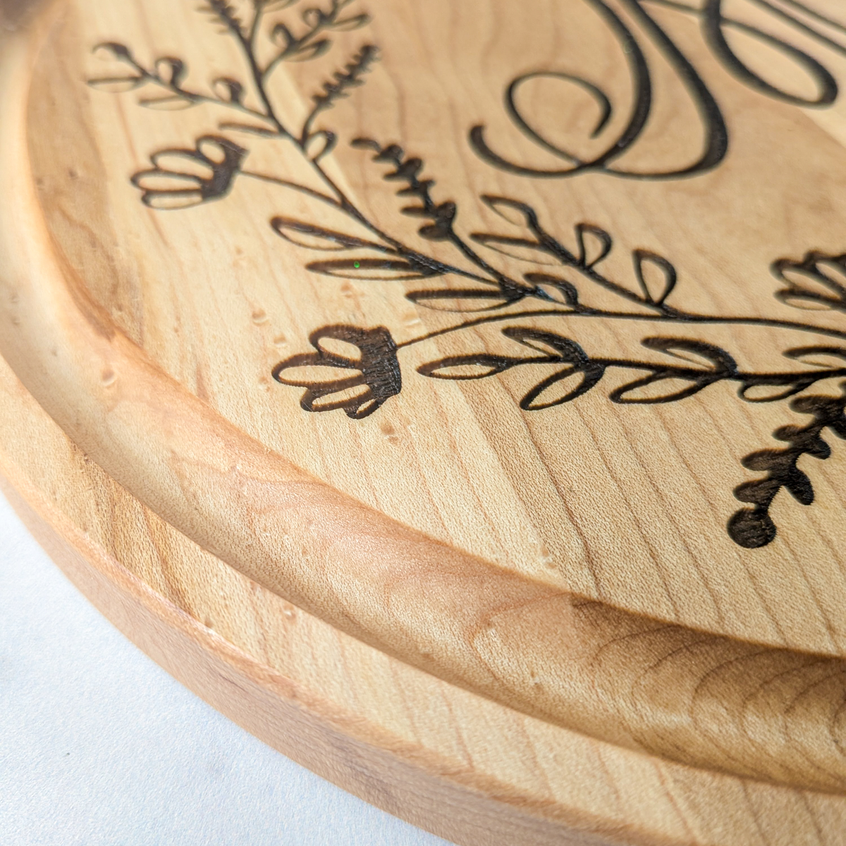 Auspice Maria Cutting Board — Virgin Mary Monogram