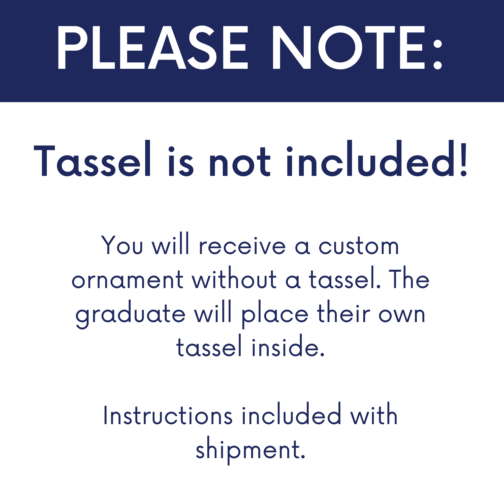 Crystal Lake South HS 2024 Graduation Tassel Ornament