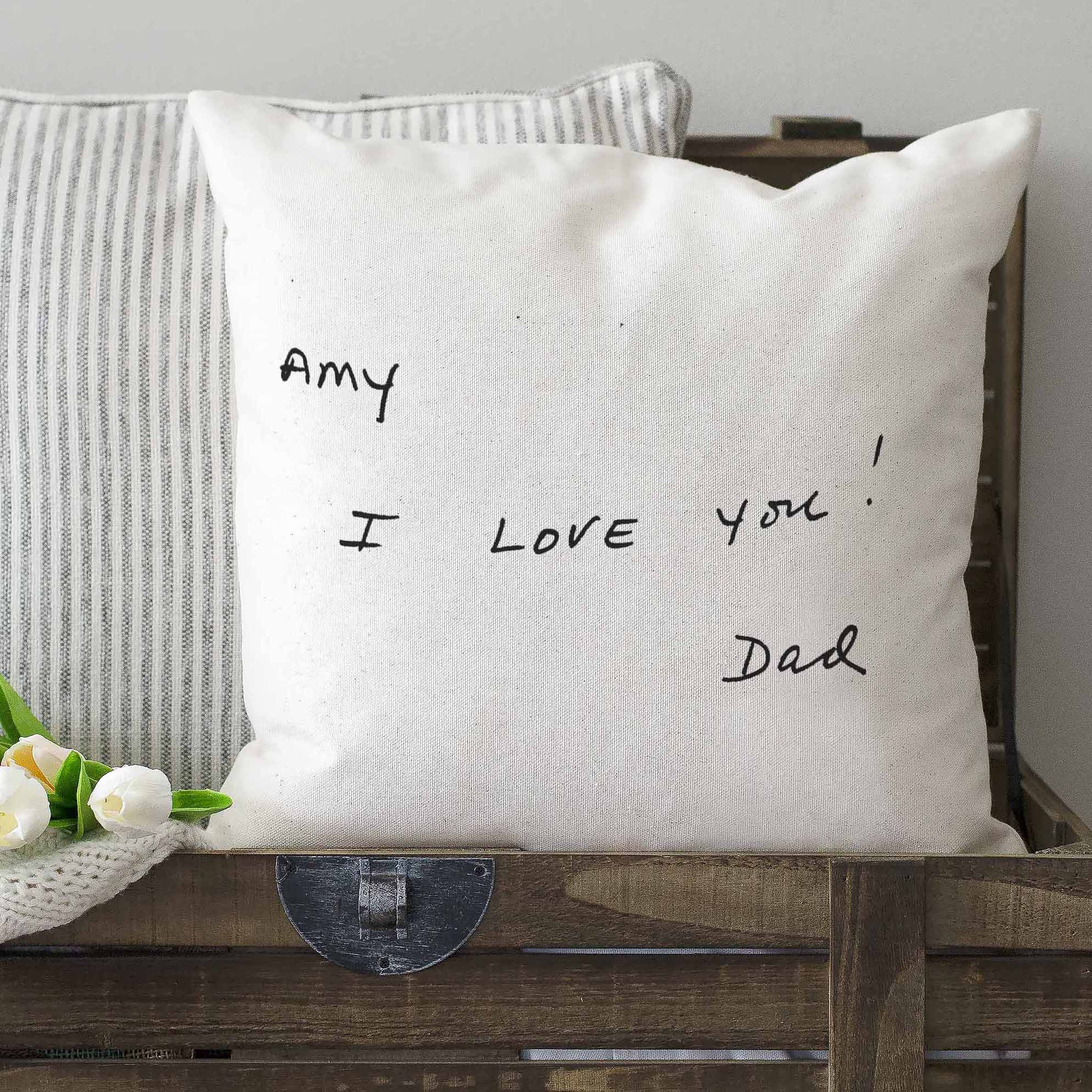Custom Remembrance Pillow Cover