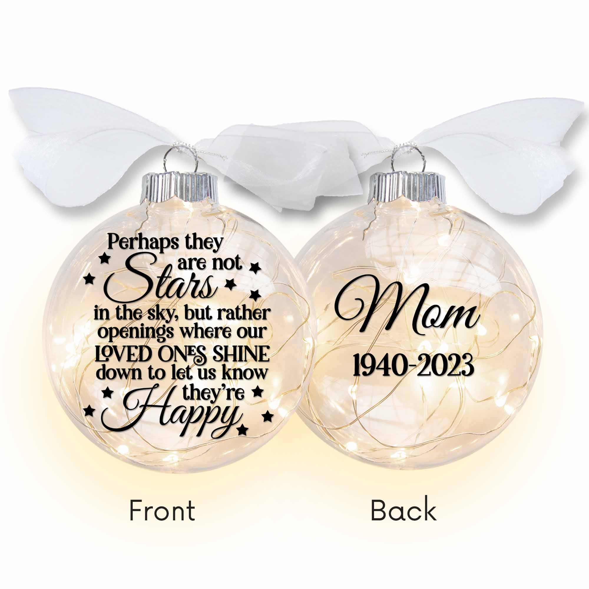 Sympathy Stars in the Sky Lighted Christmas Ornament