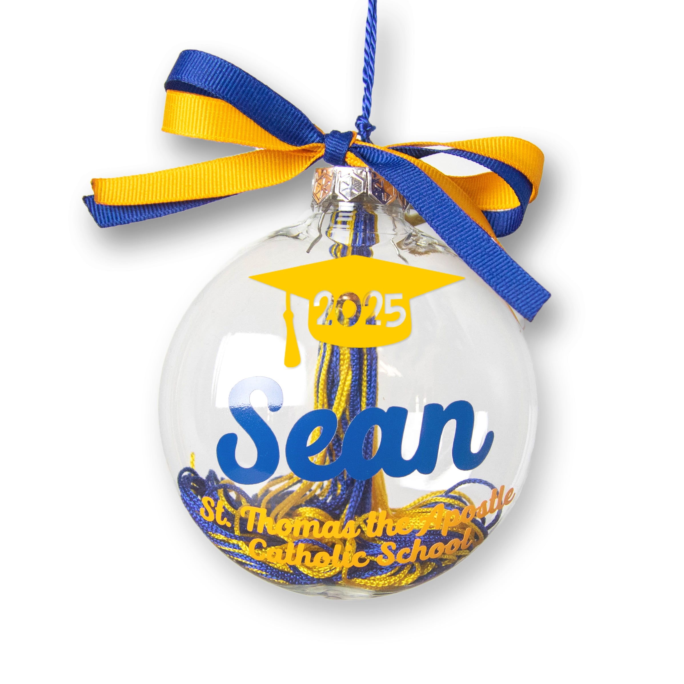 Graduation Tassel Ornament – Personalized Keepsake for Class of 2025