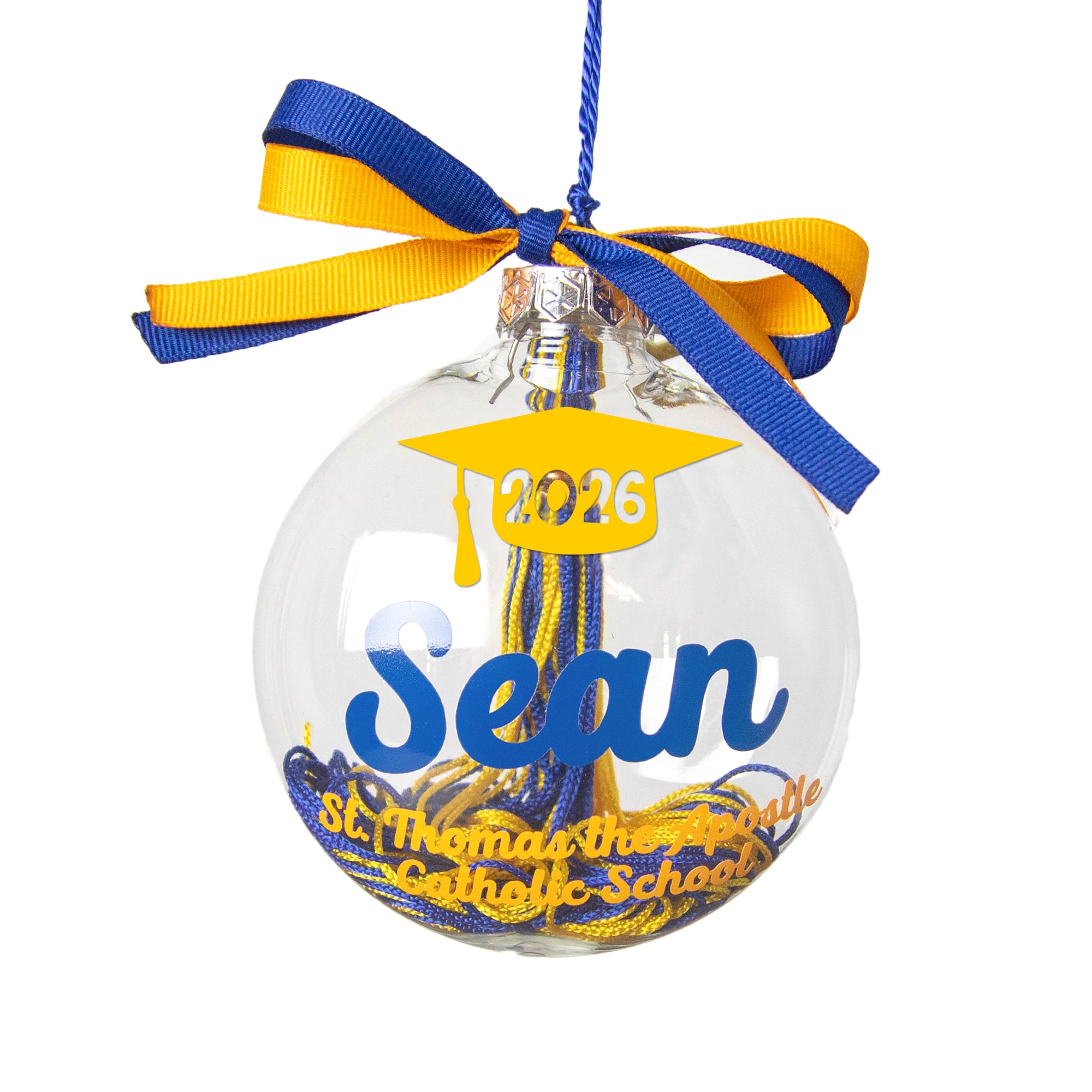 Graduation Tassel Holder Ornament – Personalized Graduation Keepsake