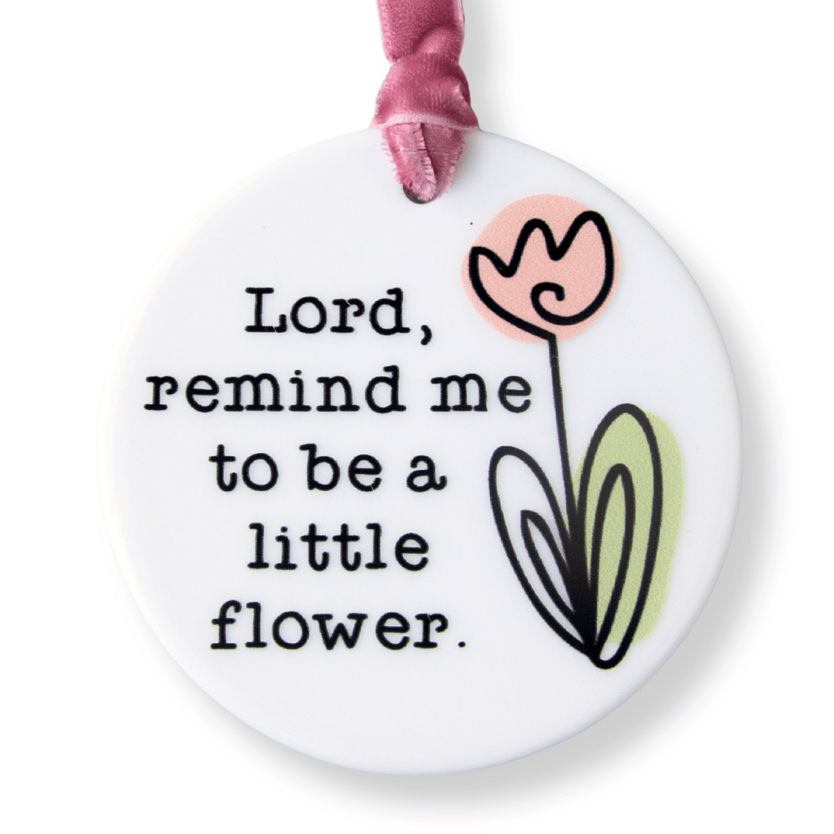 St. Thérèse of Lisieux Ceramic Ornament — The Little Flower - Firefly Wishes